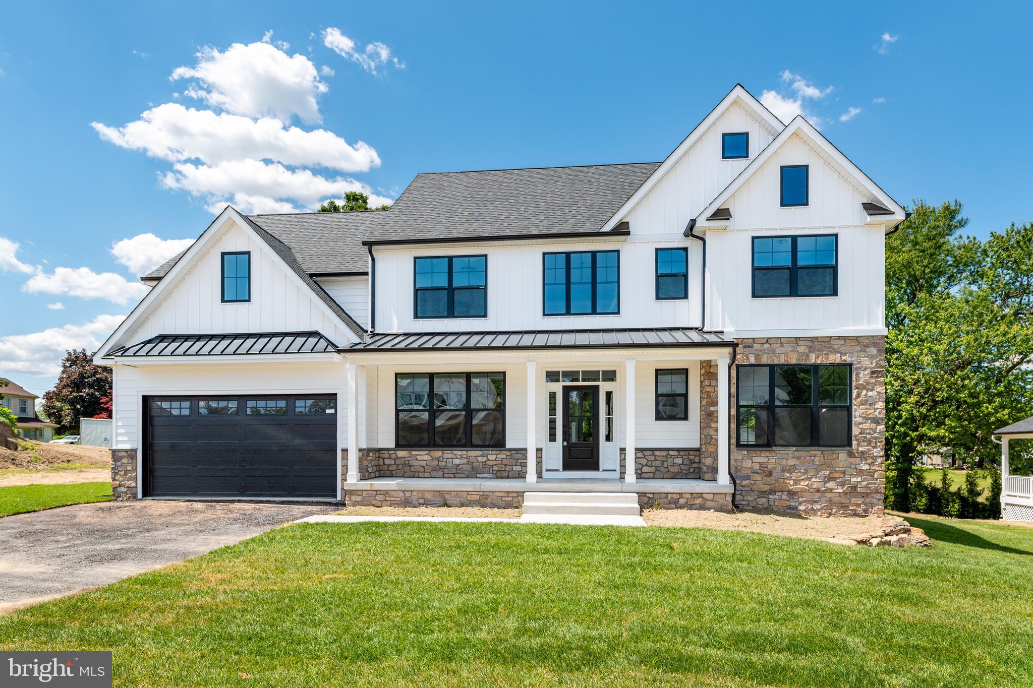 Welcome to The Plymouth Model at Andries Estates. This stunning new construction single-family home is the epitome of modern luxury. 6 Remaining Lots Available.  With 3,000 square feet of living space, 4 bedrooms, 2.5 bathrooms, and an attached 2-car garage, it has everything you need to live comfortably and stylishly. Step inside and be greeted by a spacious foyer with gorgeous, upgraded flooring that flows throughout the home. To your left, you'll find a formal dining room perfect for hosting elegant dinner parties. To your right, a quiet study tucked behind double doors provides a serene space to work or relax. The heart of the home is the gourmet kitchen, which is sure to impress even the most discerning chef. It features an enviable center island with seating, upgraded kitchen cabinets with glass doors and gold hardware, a wall oven with a microwave above, a gas cooktop, and top-of-the-line quartz countertops and tile backsplash. The kitchen opens to a stunning living room with coffered ceilings and a gas fireplace. Imagine cozy movie nights by the fire or relaxing with friends and family in this inviting space. The living room flows seamlessly onto the covered rear porch, where you can enjoy outdoor entertaining or simply unwind in the fresh air. Upstairs, you'll find the primary bedroom suite, a true oasis of peace and relaxation. The spa-like en suite bathroom features upgraded fixtures and a luxurious walk-in closet. Three additional bedrooms and a hall bathroom with stylish finishes complete this level of the home.
The unfinished basement offers endless possibilities.  With a powder room rough-in, it's the perfect space to create a home theater, a gym, or even an additional bedroom. This home is situated in a desirable location in Plymouth Meeting. With easy access to restaurants, grocery stores, recreational outlets, golf and social clubs, and commuting options, you'll have everything you need right at your fingertips.Don't miss your opportunity to own this beautiful home!