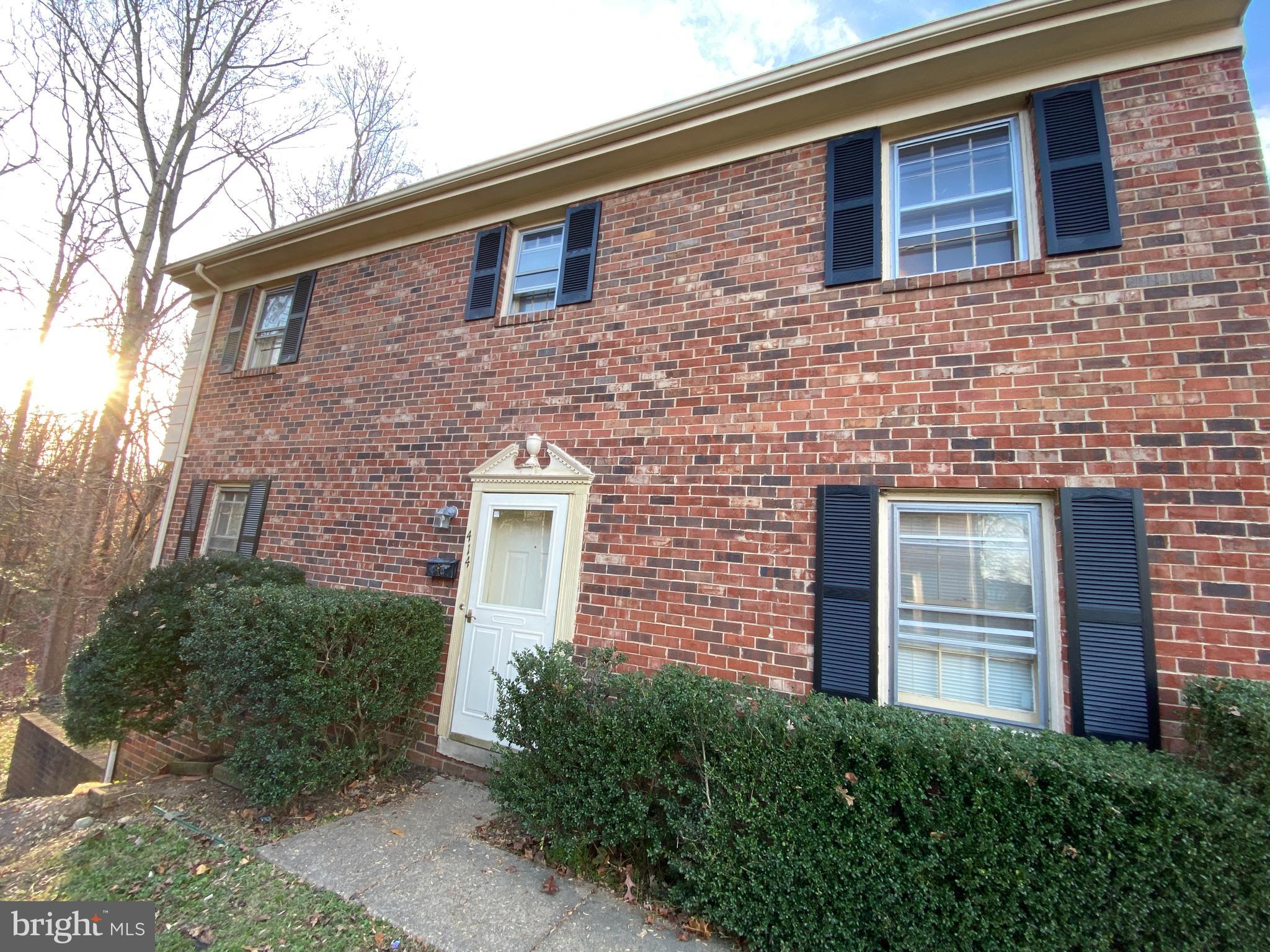 Welcome to this beautiful brick end-unit townhome, featuring 3 spacious bedrooms and 1.5 bathrooms. The home offers a well-designed layout with a kitchen that provides plenty of cabinet space for all your storage needs. 

Laminate flooring runs throughout, adding to the home's charm. Each bedroom is equipped with its own closet, ensuring comfort and convenience. The basement offers flexible space that can be used for additional storage, a recreational area, or a home gym, while the backyard offers a private outdoor space to enjoy. 

This home is located just minutes from shopping, dining, and major commuter routes. With Central Park, Spotsylvania  Mall and Downtown Fredericksburg just a short drive away, everything you need is within easy reach!

*Olde Greenwich HOA Background Check Required. Separate fee of $20 per adult.

*Washer/Dryer hookups available. 

*Photos taken prior to the most recent tenant's occupancy

CREDIT: Good Credit Considered 
PETS: Dogs Ok. Sorry, No Cats.
PET FEE: $450/pet non-refundable fee
VOUCHERS: Housing Choice Vouchers accepted 
UTILITIES: Tenant Pays All
APPLICATION FEE: $60 per applicant
SECURITY DEPOSIT: Minimum One month's rent (Please note that in certain cases, a double deposit may be required)
RESIDENT BENEFIT PACKAGE: $25/month
LEASING FEE: $125 One time due with Move-in Funds.