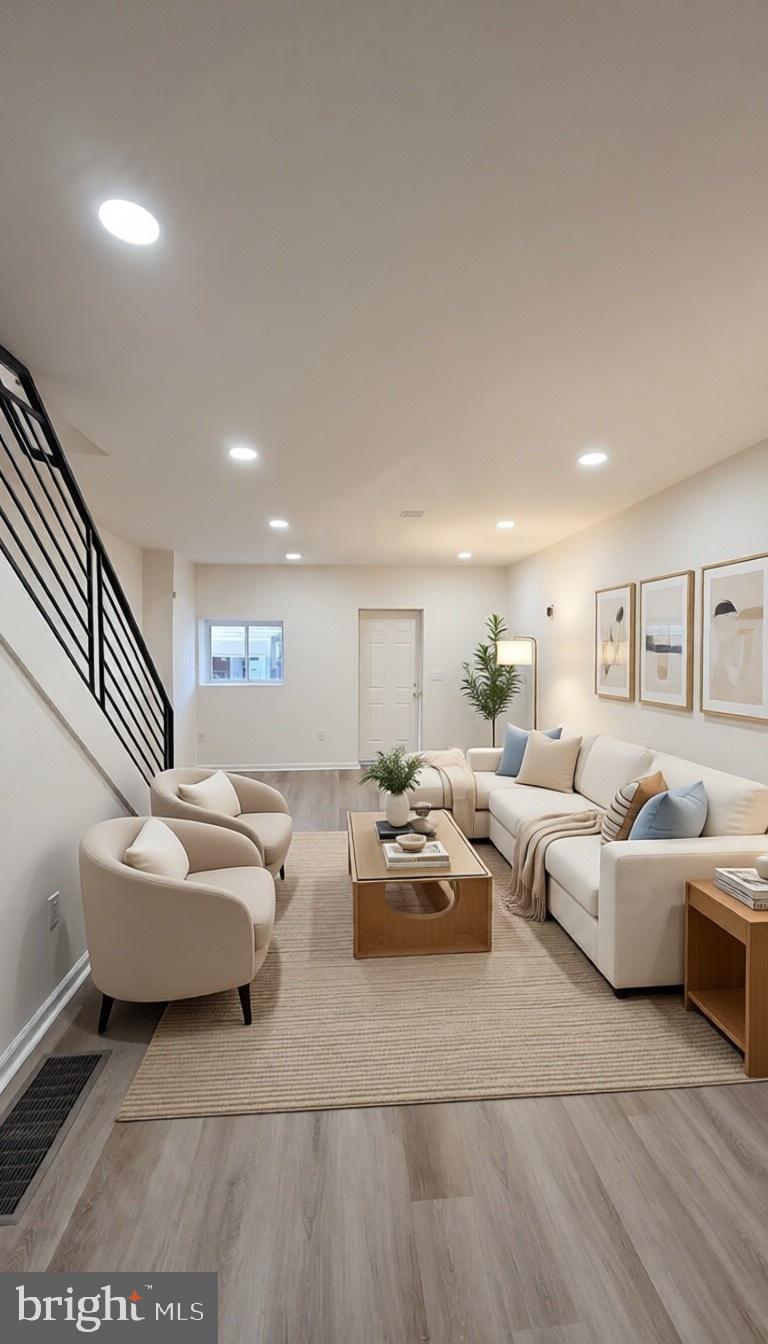Welcome to this beautifully renovated home that perfectly blends modern style with everyday comfort. Step inside to an open-concept floor plan featuring luxury vinyl flooring throughout the main level and staircase, creating a seamless and elegant flow. The stunning new kitchen is designed to impress, showcasing quartz countertops, a custom tile backsplash, and brand-new stainless steel appliances.

Upstairs, you'll find three spacious bedrooms and a fully renovated designer bathroom with contemporary finishes. The newly finished basement provides additional living space, perfect for a family room, home office, gym, or an extra bedroom.
Enjoy year-round comfort with central air conditioning, along with the peace of mind that comes from numerous recent upgrades, including new doors, new windows, and a newly installed roof backed by a 10-year warranty.

Conveniently located near public transportation, shopping, and major highways, this move-in-ready home offers both style and accessibility. Priced to sell and loaded with upgrades, this is an opportunity you don't want to miss. Schedule your showing today before it's gone!