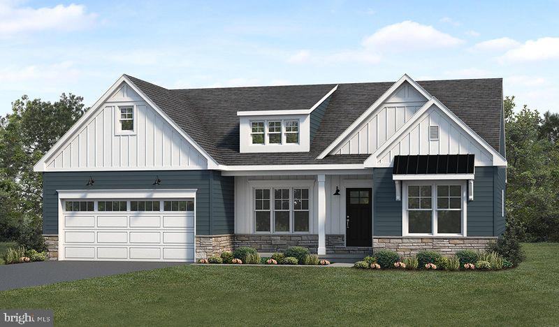 To be built Northfield by Landmark Homes.  Ideal first-floor living with private owner's suite tucked away in its own corner of the home. With over 1,800 square feet, 2 bedrooms, and 2 full baths, plus open living areas, this is a perfect home for entertaining guests. The kitchen is open to a spacious family room and the sunny dining area. Off of the 2-car garage is a convenient mudroom entry. This listing is a representation of what can be built in this community. Price includes base lot cost and base home price only.