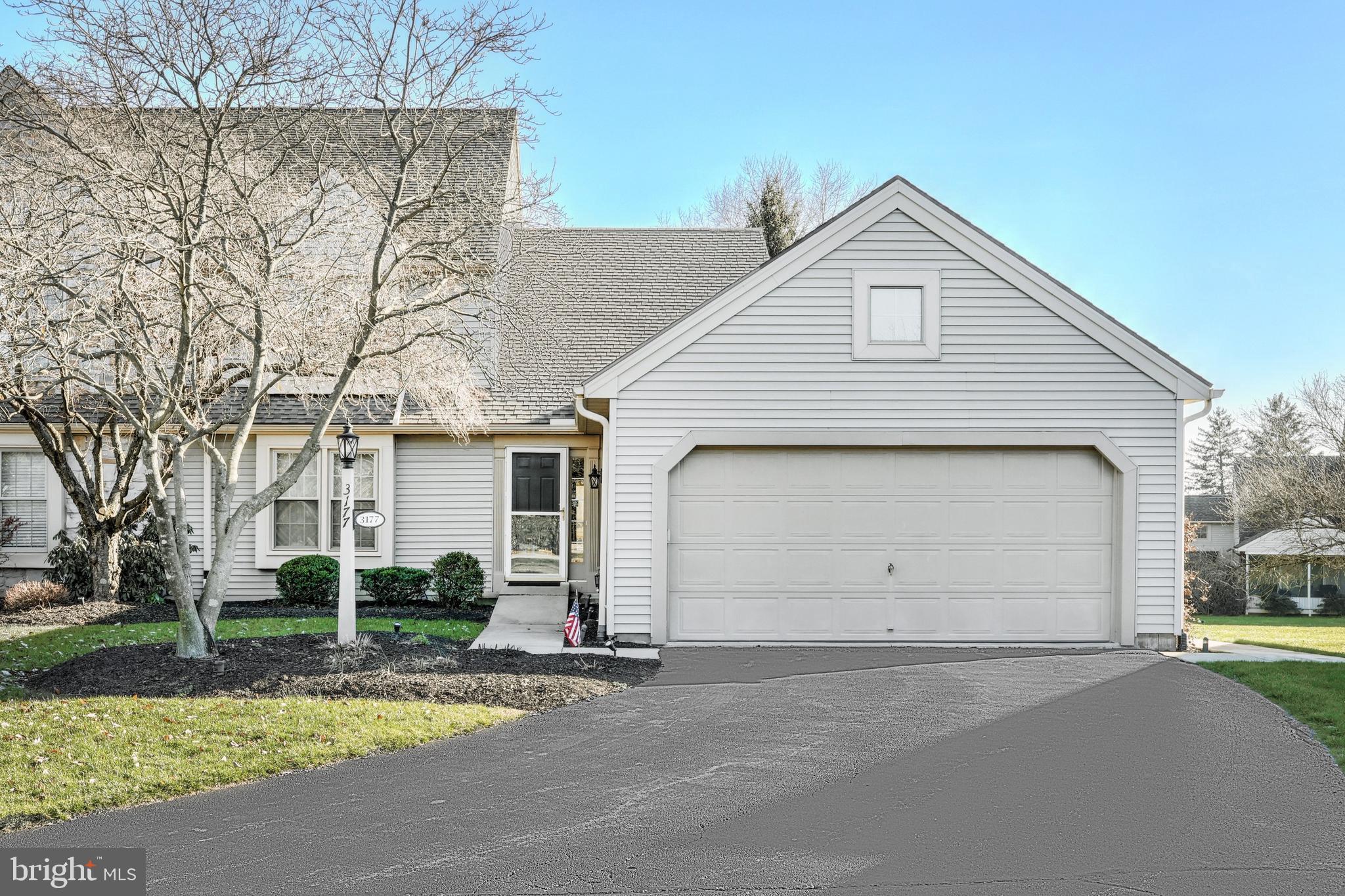 **Multiple offers expected.  All offers due by 12/21 at 3:00.  This is your rare opportunity to own a beautiful condo at The Honey Run Golf Course. Large open floor plan with vaulted ceilings allowing for tons of natural light. Single floor living at its finest with the addition of 2 bedrooms/office and a full bath on the 2nd floor. First floor features a master suite with full bath including huge walk-in tiled 2 person shower, 2nd bedroom/office, huge living room with gas fireplace that walks out to an enclosed sunroom, and a large deck, dining area, eat in kitchen with granite counters, half bath, laundry, and access to the 2 car garage. Unfinished walkout basement for plenty of storage space, or the opportunity to finish for additional living space. All appliances included. Condo fee includes lawn care, snow removal, exterior maintenance, trash, and water. This one is a must see!
