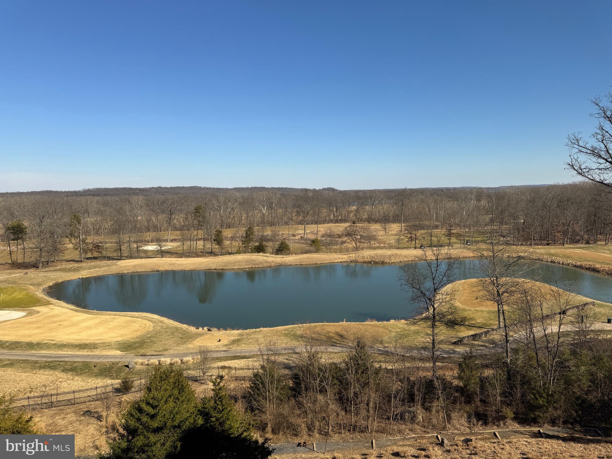 Back on the market! Prospective tenant extended their lease elsewhere! This condo has one of the best views in Lansdowne Woods, one of the best views in Loudoun County. Overlooks golf course, pond, and winter views of the Potomac River.  Elegant living in the Magnolias, designed by Checci with an exterior like the Amalfi Coast. Condo has a gracious formal entry foyer, with coat closet, and half bath with a pedestal sink. Foyer has laundry closet with brand new full size washer and dryer. Large living room with dark stained wood floors, which flows through to the dining room for gracious entertaining. Pass through from dining room to the kitchen. Oh my, you will love the kitchen with new stainless steel double wall oven, new stainless steel dishwasher, new gas cooktop YES GAS COOKING, new stainless steel range hood. The dark stained hardwood extends through the kitchen too. The large sunroom has new Levelor blinds, insulated windows for year round comfort, a ceiling fan, and views that invite lingering over morning coffee or a glass of wine after dinner. This floor plan is larger than the one bedroom condos elsewhere in Lansdowne Woods, and in fact was only built in Magnolia East. An active adult community like no other, you will want to stay forever. Owner licensed real estate agent.