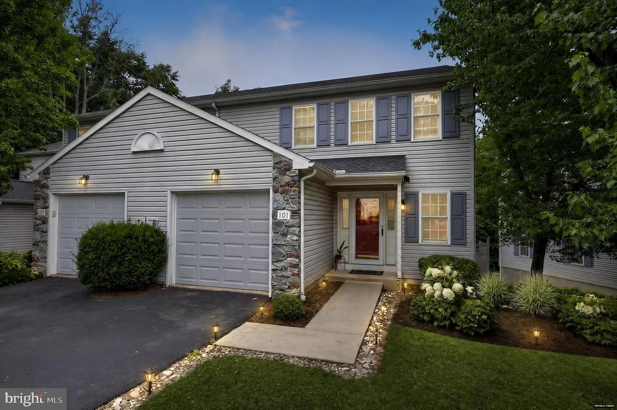 Welcome to The Woods at Treetops!  101 Topland Drive, Lancaster, PA 17601 is an end-unit townhouse in the Woods at Treetops community, located in the Hempfield area just west of Lancaster City. It offers a combination of low-maintenance living, wooded views, and convenient access to shopping, schools, and major highways.  The home has an open-concept main level with a kitchen that flows into the family room and dining area.  Featuring Stainless steel appliances, Ceramic tile flooring in the kitchen, Recessed lighting, Vaulted ceiling in the primary bedroom, Private primary bath, Ceiling fans and a Rear deck overlooking a wooded area, providing additional privacy.  The Woods at Treetops community is known for:
Tree-lined streets and mature landscaping, Monthly homeowners association that covers common area maintenance, Convenient access to: Route 30 & 283, Shopping and restaurants, Healthcare facilities, Parks and recreation. Located within the Hempfield School District, with Landisville-area schools serving the neighborhood.