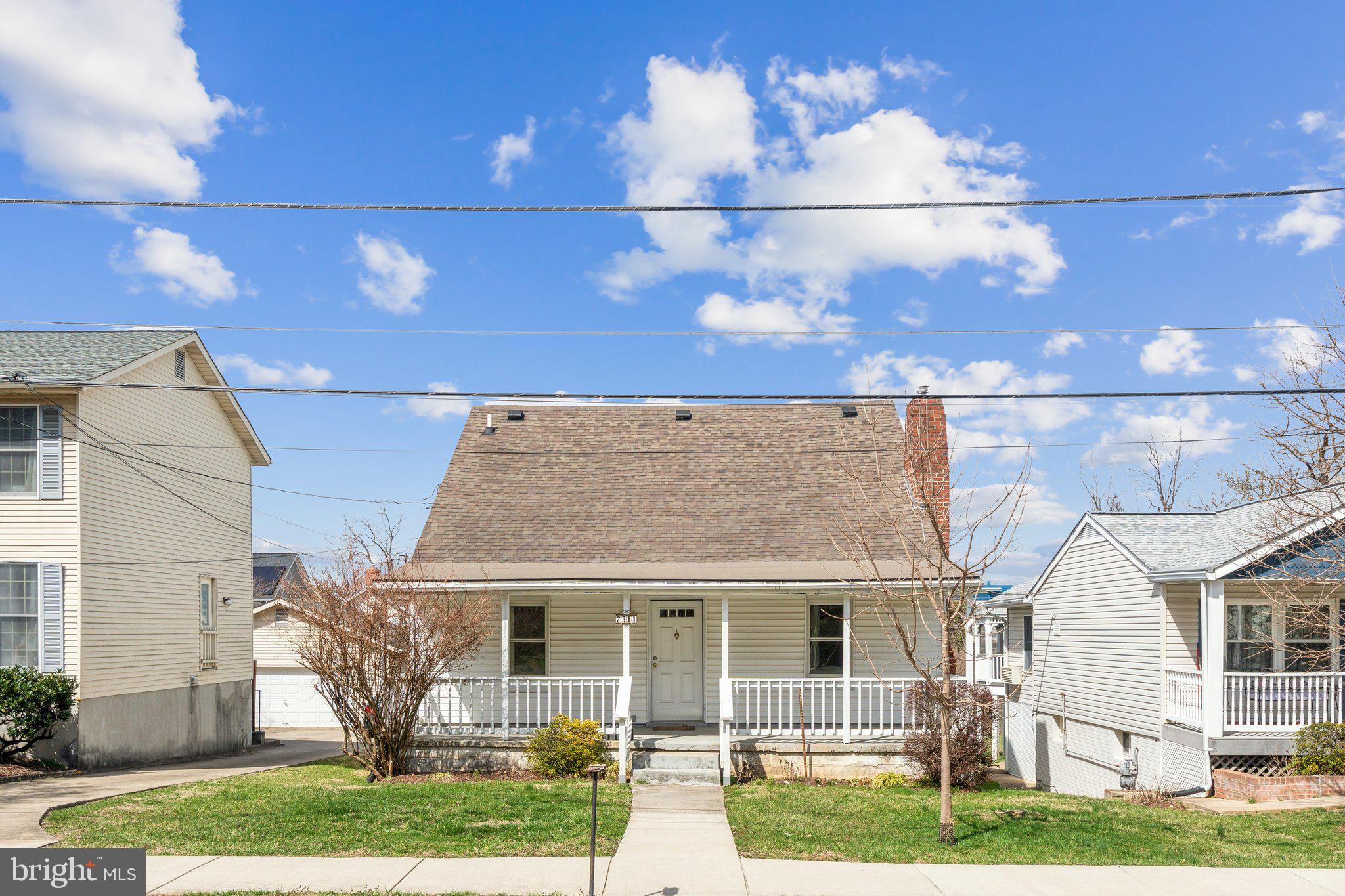 Welcome to 2311 Michigan Avenue, a delightfully unassuming, 3 BR/3BA home, with wood floors, front porch, back deck, and a deep level lot. At first glance, this charming home may seem like a cozy cottage, but step inside, and you’ll be amazed--this 3-level home is nearly 2,850 sq. ft. of untapped potential. The main level has a combination LR/DR, a gas FP, a large kitchen that opens to the deck, 2BRs and 1BA. The upper level is a primary suite BR w/BA, and extra large closet/storage space.  There is also an attic space. The lower level has a full BA, storage space, W/D, and opens to the backyard. Situated on a flat and expansive 7,500 sq. ft. lot, this property is a true hidden gem with endless possibilities. Though modest in appearance, this older, well-built home offers a solid foundation for your vision. This property offers endless potential—whether you're looking to live in, renovate, or add an Accessory Dwelling Unit (ADU) for rental income. Located in a strategically located neighborhood just minutes from Downtown Silver Spring, with easy access to public transport, major roads, and nearby shopping and dining, it's a prime investment opportunity. With strong property value growth in Silver Spring and proximity to job centers in DC, Bethesda, and Northern Virginia, this home delivers both comfort and financial upside.