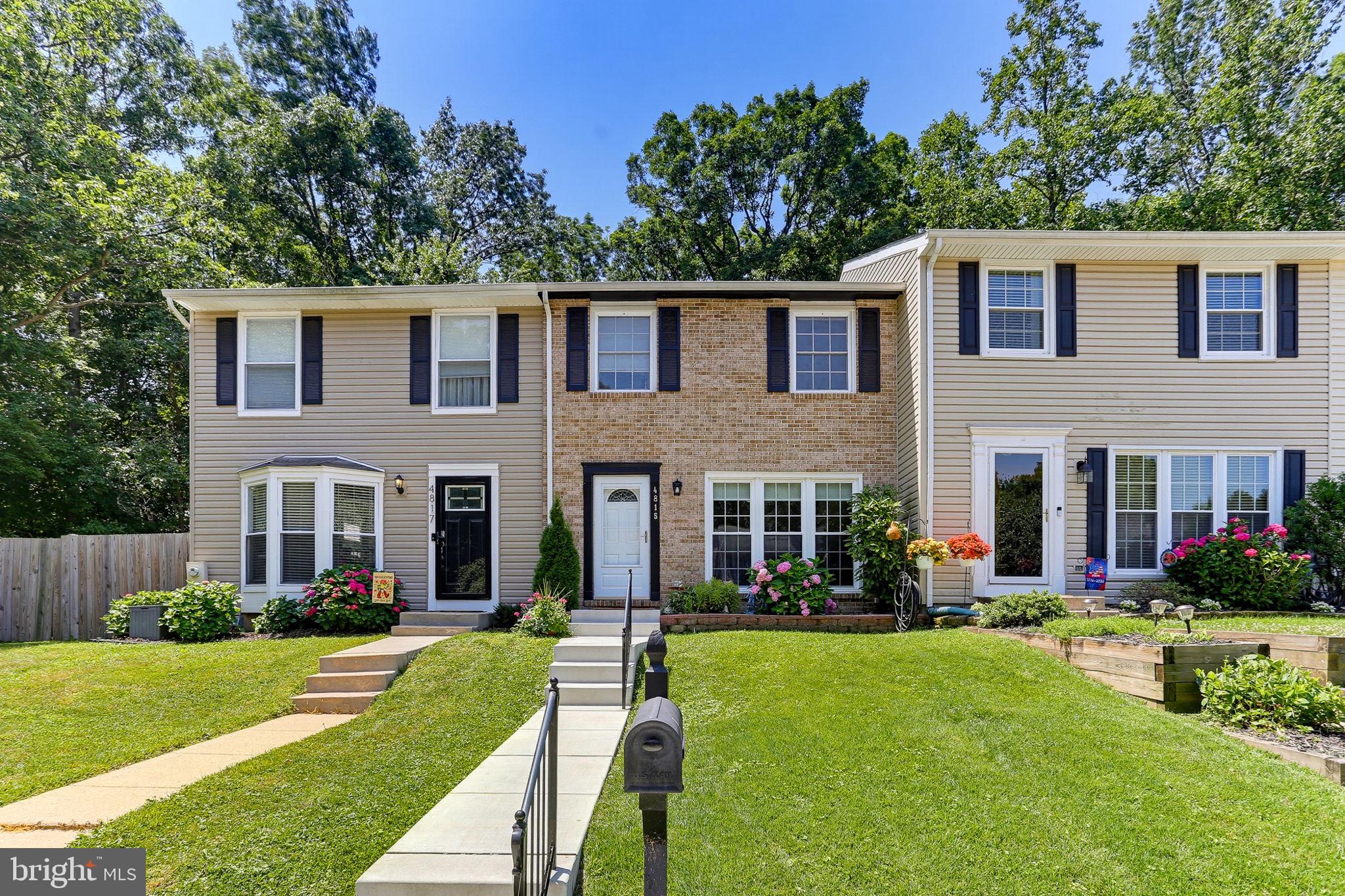 Welcome to 4815 Variation Road! This well-maintained 3-bedroom, 2 full and 1 half bath townhome offers comfortable living spaces and thoughtful outdoor features. A manicured front yard with attractive landscaping and a charming garden creates beautiful curb appeal from the moment you arrive.

Step inside to the main level, where the spacious living room creates a welcoming atmosphere, and the hardwood floors flow throughout the dining area and kitchen. The kitchen offers ample cabinet and counter space, as well as new stainless steel appliances to last a lifetime. Through the sliding glass door, you reach the freshly stained deck, making it easy to enjoy outdoor dining or entertaining. The fully fenced backyard provides privacy and includes a storage shed for all your gardening tools and outdoor equipment.

Upstairs, you'll find a spacious primary suite with its own private full bath, along with two additional bedrooms and a shared hall bath. The finished lower level expands your living space with a large family room complete with a wood-burning fireplace accented with brick, creating a cozy centerpiece. The large utility/laundry room offers easy access and additional storage space, while the convenient half bath finishes the floor.

This home has many recent updates, including new carpet (2026), a new roof (2024), updated utilities such as the water heater (2023) and sump pump (2023) for peace of mind, and outdoor hardscaping such as the porch and sidewalk (2024)  for added curb appeal and style. 

Conveniently located in Nottingham, this home is just minutes from shopping, dining, parks, and commuter routes, including I-95, I-695, and Route 43. Nearby attractions include White Marsh Mall, The Avenue at White Marsh, Honeygo Regional Park, and Gunpowder Falls State Park, offering endless options for recreation, entertainment, and everyday convenience. Don't miss your opportunity to make this move-in-ready home your own!