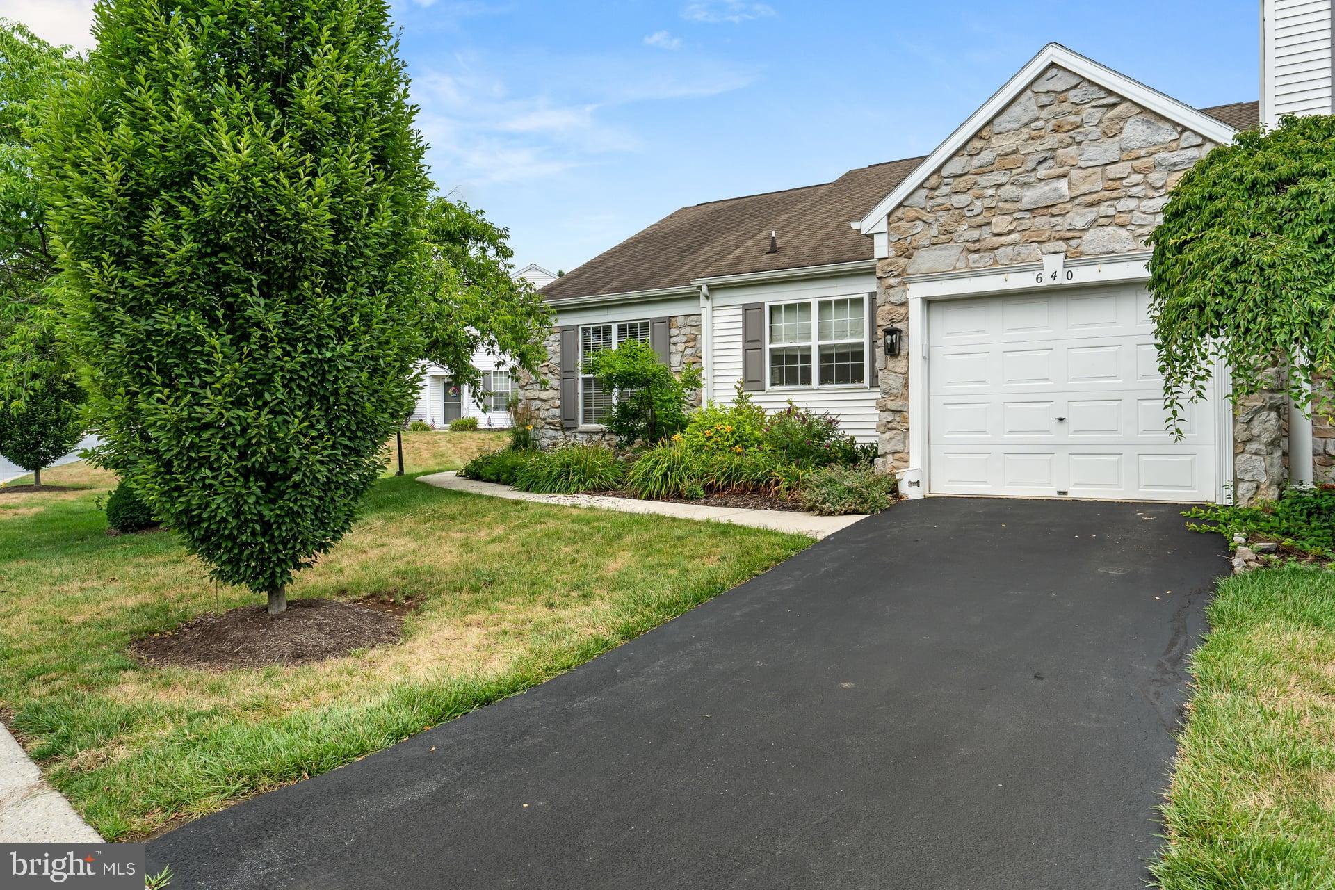 Enjoy easy, one-level living in this beautifully updated 2-bedroom, 2.5-bath townhome in the highly desirable Deer Run of Hershey community. Ideally located just minutes from Penn State Hershey Medical Center, this home offers the perfect combination of comfort, convenience, and low-maintenance living.

Step inside to find luxury vinyl plank flooring throughout the main living areas, granite countertops, stainless steel appliances, and economical natural gas heat and utilities. The impressive cathedral ceiling creates an open, airy feel in the living and dining areas, while the thoughtfully designed floor plan provides both functionality and comfort. An attached one-car garage adds everyday convenience.

Relax in the lovely screened-in porch overlooking peaceful common areas, or take advantage of the community's prime location adjacent to scenic walking paths and within walking distance of Gelder Park. The HOA handles lawn care and snow removal, allowing you to spend more time enjoying everything the Hershey area has to offer.

Located in the highly regarded Derry Township School District, this move-in ready home offers exceptional value in one of Hershey's most sought-after communities.