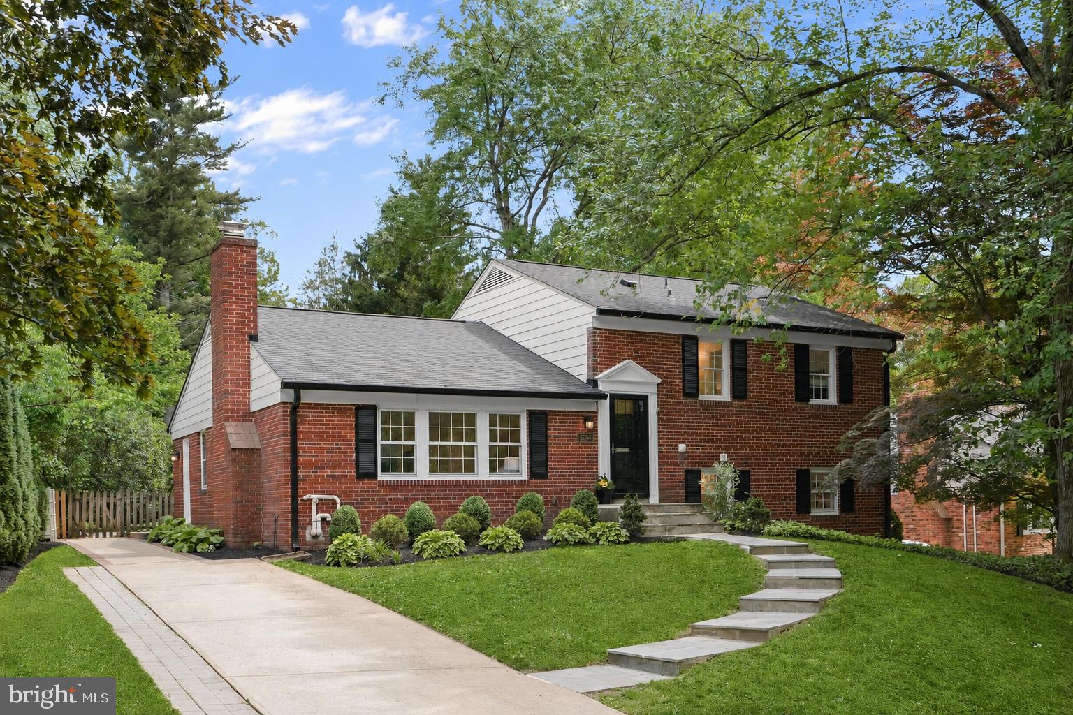 Nestled on a quiet cul-de-sac in the coveted Woodburn neighborhood and zoned for Wood Acres Elementary, Pyle Middle, and Whitman High School, this beautifully updated home combines timeless charm with modern living just minutes from downtown Bethesda, DC, parks, and commuter routes. Thoughtfully renovated throughout, the home offers sun-filled living spaces, exceptional curb appeal, and a private backyard retreat ideal for everyday living and entertaining.

The main level features refinished oak hardwood floors, recessed lighting, and an open-concept layout centered around a spacious living room with a wood-burning fireplace. The updated kitchen includes abundant cabinetry, designer finishes, a large island with bar seating, and a professional-grade six-burner gas range. The dining room, complete with a charming window seat, opens directly to the expansive deck and fenced backyard for seamless indoor-outdoor living.

Upstairs, hardwood floors continue throughout the bedroom level, including a primary suite with a brand-new en suite bath and custom Elfa closet shelving. Two additional bright bedrooms and a renovated hall bath complete the upper level. The lower levels provide flexible living space with a large family room opening to the backyard patio and deck, an additional bedroom and full bath, plus an expansive recreation room with new LVP flooring, recessed lighting, and abundant storage.

Outside, the flat, fully fenced backyard is surrounded by mature landscaping and features an oversized deck with built-in seating and a playset. An added bonus is the trampoline setup, which conveys, and a huge storage shed discreetly tucked in the back corner of the yard. Extensively updated with newer systems and appliances, a newer architectural shingle roof, fresh paint, renovated baths, and new HVAC and water heater, this move-in-ready home offers turnkey living in one of Bethesda’s most sought-after neighborhoods.

Floor plans are provided for convenience but measurements and dimensions may not be exact.