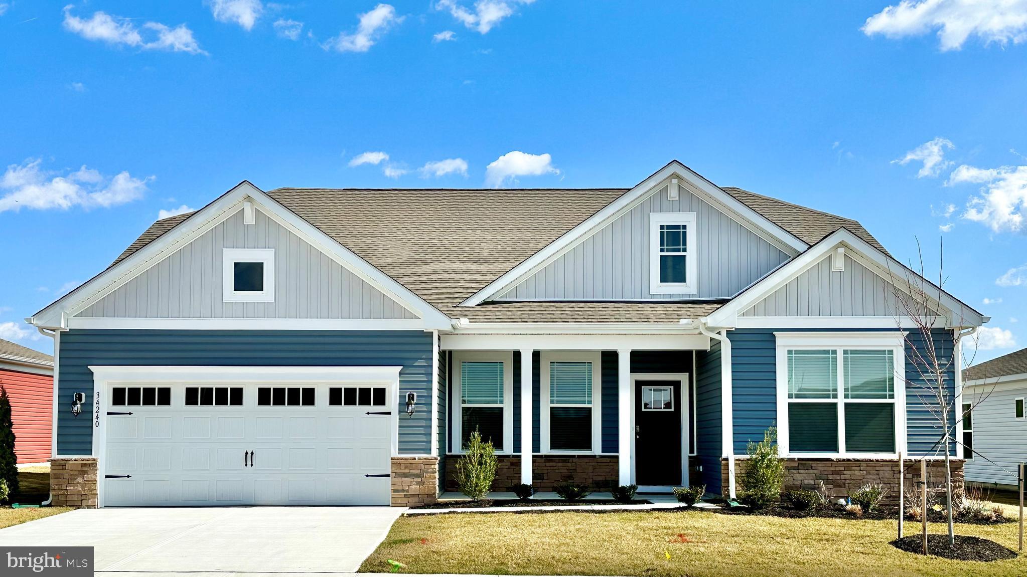 Welcome to 274 Sarah Side Drive, a new home under construction in the Southfield community of Harrington, DE. The Galveston is a 2,070 square foot, open-concept home offering three bedrooms, two bathrooms, 9’ ceilings, a gas fireplace, and a two-car garage.

A welcoming foyer leads you to the inviting flex room a versatile space with glass French doors and an abundance of natural light on one side. Two spacious guest bedrooms, a guest bathroom, and a linen closet are on the other side.

The home's well-designed kitchen features beautiful white cabinetry, quartz countertops, a generous walk-in pantry, an oversized island with additional room for seating, and stainless steel appliances. The kitchen is open to the ample living room and dining room that leads to the quiet covered patio.

The large owner’s suite is a retreat in the back of the home; its private bathroom has a double bowl vanity, frameless shower, oversized linen closet, and walk-in closet. The laundry room and a coat closet are tucked away behind the kitchen and near the two-car garage. 

The included white window treatment package and the exclusive Smart Home® package are a bonus installed in your new home.

Pictures, artist renderings, photographs, colors, features, and sizes are for illustration purposes only and will vary from the homes as built. Image representative of plan only and may vary as built. Images are of model home and include custom design features that may not be available in other homes. Furnishings and decorative items not included with home purchase.