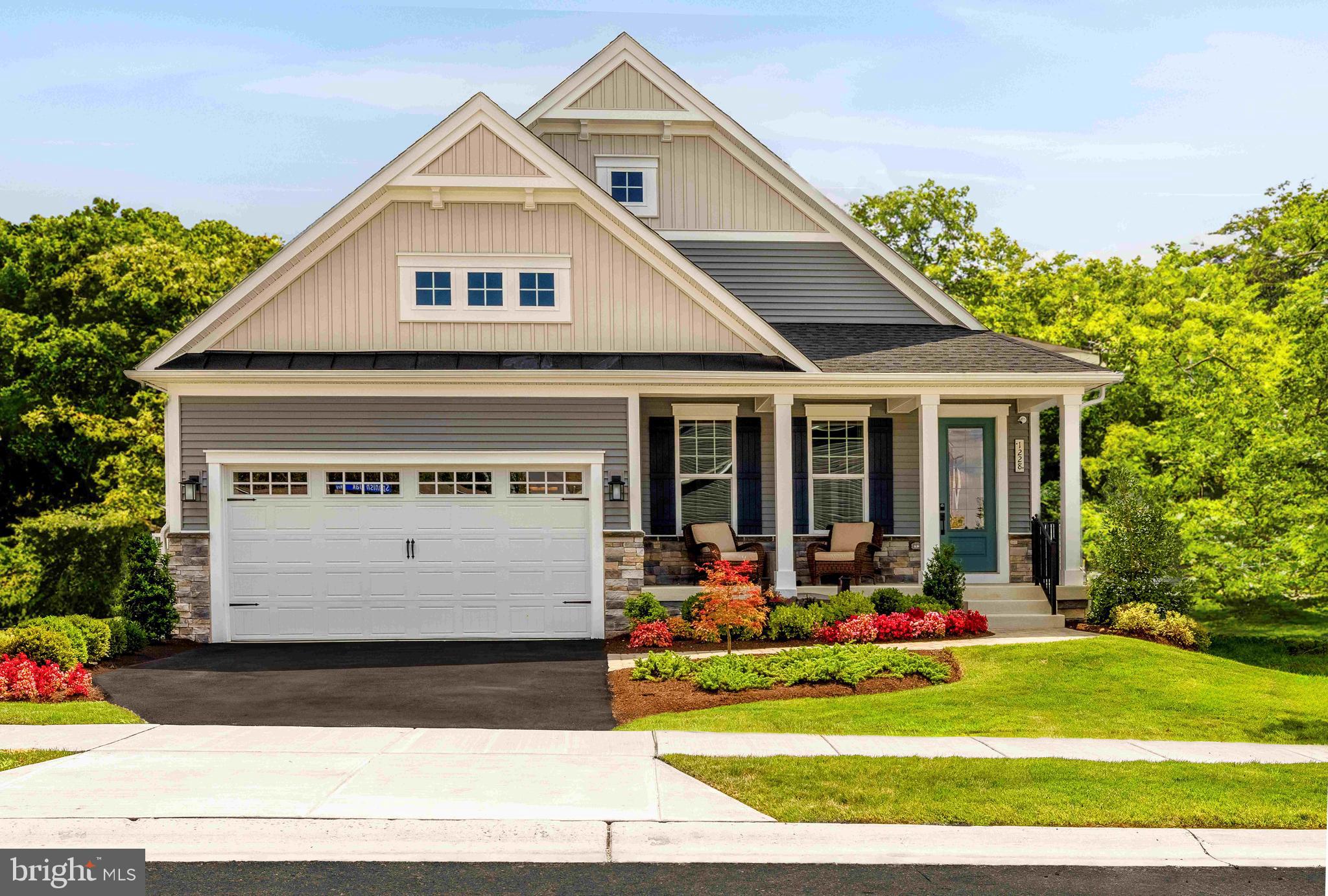 Introducing Trotter's Retreat 55+, a private enclave of luxurious main level living homes in sought-after Clarksville, Maryland! The Bennington single-family home balances traditional style with main-level living. Through the inviting foyer, versatile flex space is ideal for a home office or a sitting room. The gourmet kitchen features a large island overlooking the dining area and great room. An optional covered porch extends the living space outdoors. A family entry off the 2-car garage leads to a spacious bedroom and full bath. Your luxury, main-level owner's suite features dual walk-in closets and double vanities. We currently include a spacious finished basement along with ample storage so that you can enjoy all the benefits of The Bennington. With only 25 homesites, Trotter's Retreat 55+ combines an ideal Howard County location and with a rare opportunity you won't want to miss.