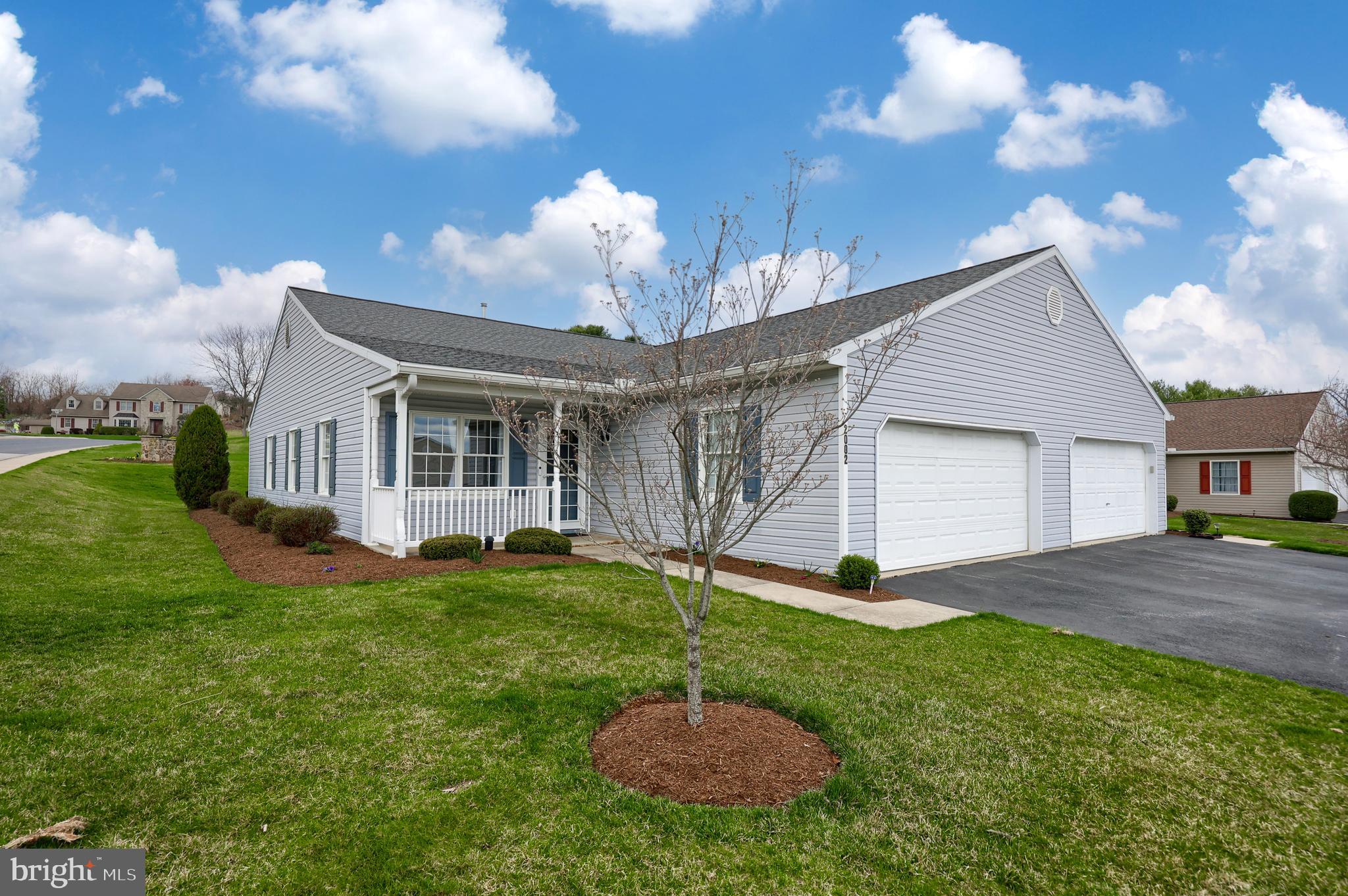 Welcome to easy living in the heart of the  desirable Longstown Village community! This beautifully maintained end-unit home is move-in ready and offers the perfect blend of comfort, convenience, and style—all on one level. Nestled in the highly sought-after York County’s east end, this property stands out with its spacious layout and thoughtful design. Step inside to find a bright, neutral interior that’s ready for your personal touch. The open floor plan offers versatile living and dining spaces, ideal for entertaining or simply relaxing in comfort. The kitchen features abundant cabinetry, generous counter space, and sleek stainless steel appliances—all included in the sale. Just off the kitchen, a cozy den or TV room offers the perfect spot to unwind or host casual gatherings. The owner’s suite is generously sized and boasts ample closet space, providing a peaceful retreat at the end of the day. Step outside to your private back patio, complete with a retractable awning—perfect for enjoying warm evenings or watching the sunset. Guest parking is conveniently located directly across from the home, making it easy to welcome visitors. With a well-established community feel, affordable pricing, and a location that’s close to everything, Longstown Village is the place to be. Don’t miss your chance to tour this gem—schedule your showing today and see why so many are proud to call Longstown Village home!