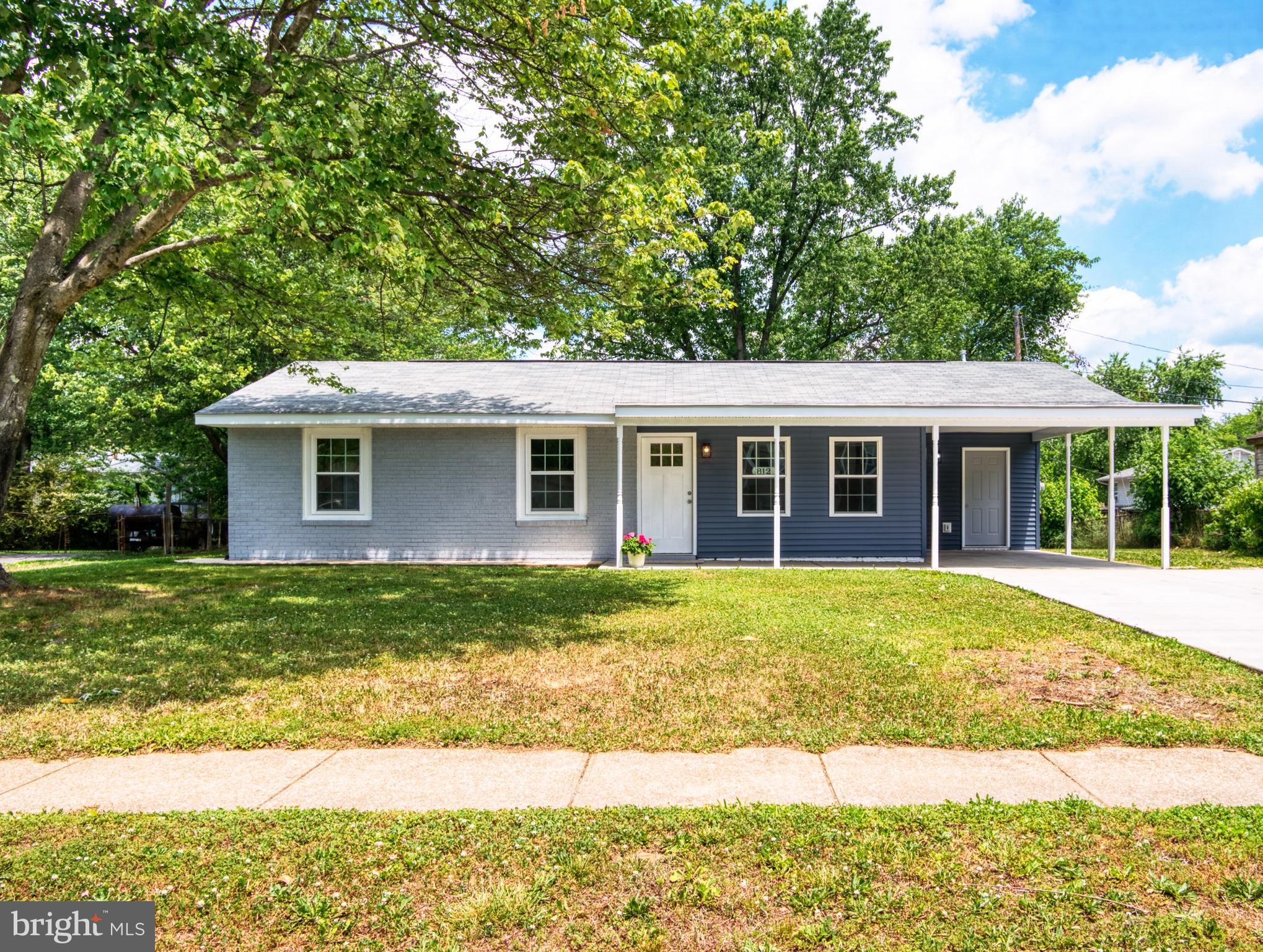 Cute as a Button!  This 3-bedroom, 1 bath home is renovated and move in ready.  Enjoy the beautifully updated kitchen complete with an Island large pantry, quartz countertop and new appliances. Plenty of table space for the whole family.  Fresh paint throughout. Vinyl plank flooring in the main living area and new carpet in all three bedrooms.  Maintenance free exterior. New siding with house wrap vapor barrier, soffit, facia boards with aluminum covering, all new windows, and doors inside and out. Brand new HVAC  System. All new trim. Complete new porch structure. Roof is only 8 years old. The backyard is fenced with a patio for your summer enjoyment. This beauty could be yours!