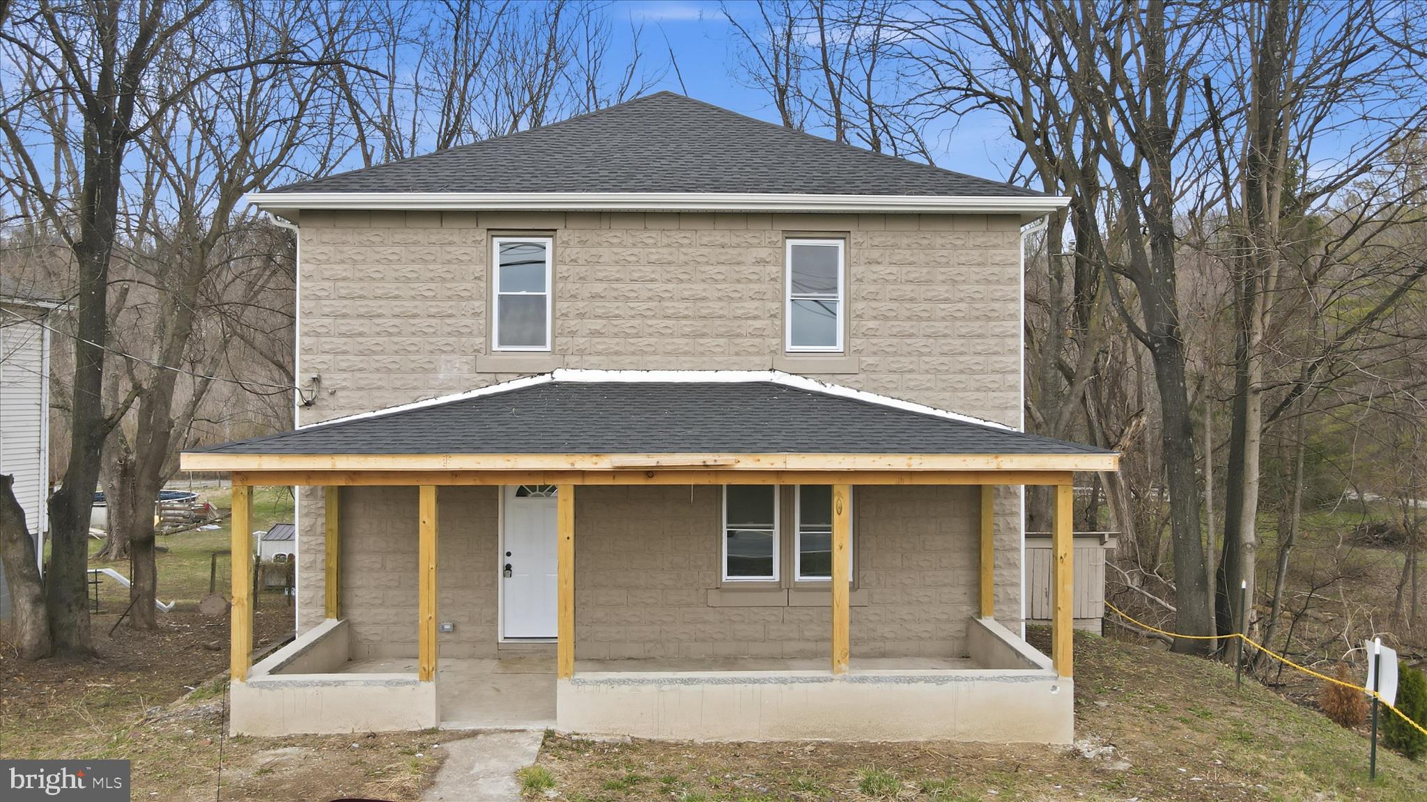 Updated home in Hedgesville minutes to town and Spring Mills/I-81!  This home features a new roof, windows, HVAC, water heater, flooring, kitchen, bathrooms, and other essentials.   Not much missed.  Check it out today!  High speed internet believed to be available.  On public water.  Parking and getting in and out is tight.