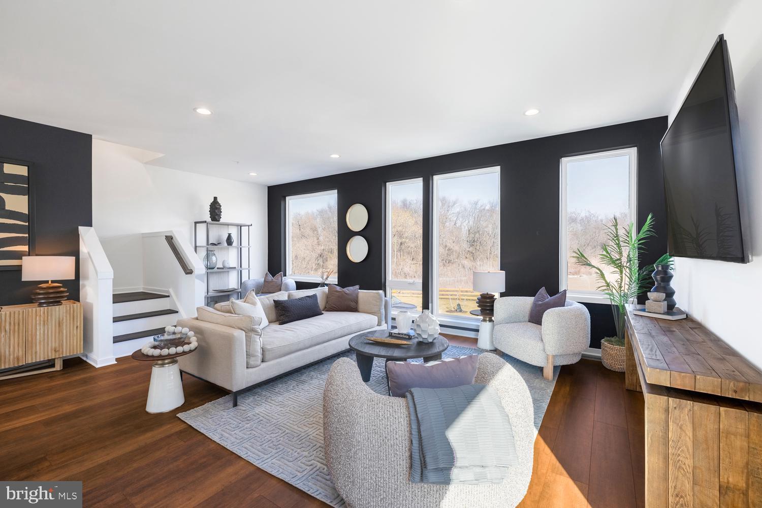 Welcome to 3050 S Northbank Place, located in Northbank—Philadelphia’s newest and most remarkable waterfront community along the Delaware River. Surrounded by natural beauty, this home offers a rare opportunity to own a luxury home near the waterfront in Philadelphia while staying minutes from the energy of the city. This beautifully crafted 3-bedroom, 2.5-bathroom townhome with approximately 2,500 square feet of living space blends modern design with everyday functionality. The entry level features a spacious study, perfect for a home office or personal gym. The second level showcases a bright and airy open-concept layout, complete with a gourmet kitchen featuring a large island, separate pantry, and a convenient half bath. With plenty of upgrade options available, this space is ideal for both entertaining and everyday living, flowing seamlessly into generous dining and living areas. On the third floor, you’ll find a spacious owner’s suite with a dedicated ensuite bath and walk-in closet, along with two additional bedrooms designed for comfort and versatility. At the top, your home is crowned with a stunning private rooftop terrace, offering beautiful city skyline and community views—perfect for relaxing or entertaining. Additional highlights include smart home technology, energy-efficient construction, and a PRIVATE 2 CAR PARKING GARAGE, a rare find in Philadelphia. Residents also benefit from the Philadelphia 10-YEAR TAX ABATEMENT adding long-term value.
Enjoy easy access to scenic riverfront trails, while being just minutes from the dining, shopping, and nightlife of Fishtown and the convenience of Center City. With close proximity to I-95, commuting is effortless.
Experience the perfect blend of modern luxury, waterfront living, and city convenience in Philadelphia. Schedule your private tour today and discover why Northbank is one of the city’s most exciting new communities. *****Seller is offering $30,000 towards closing cost!!