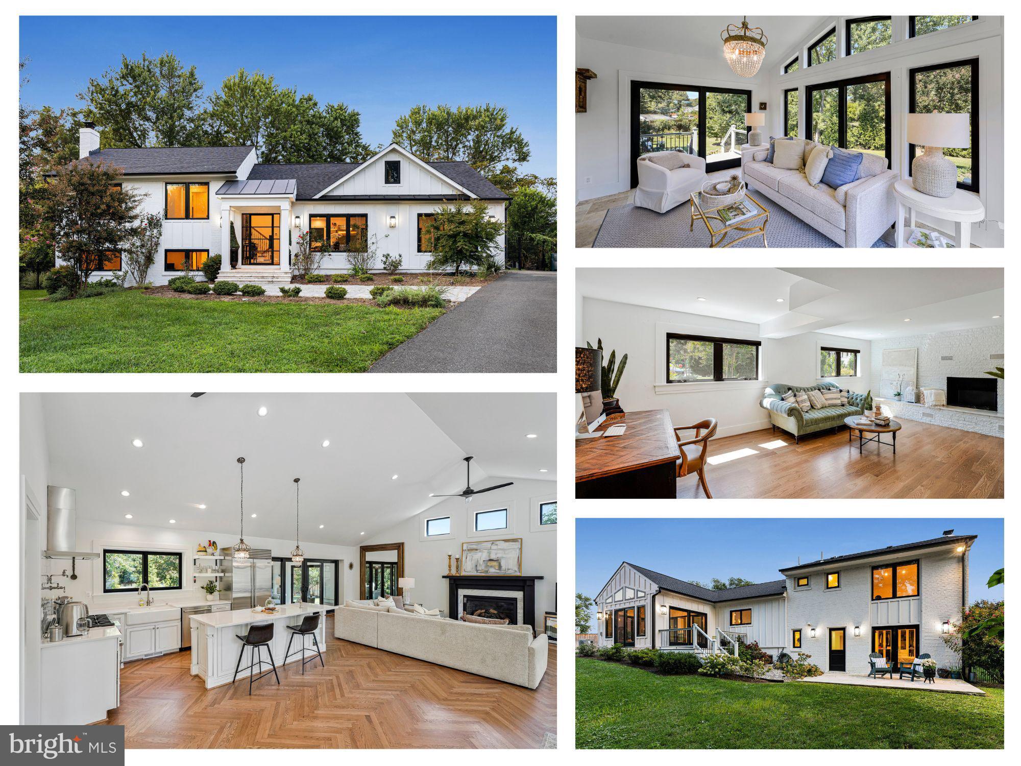 Why wait for new construction when you can have the best of both worlds? This extraordinary McLean residence has over 3000 Finished SF and been completely reimagined—taken down to the studs and rebuilt with uncompromising attention to detail, including all-new wiring and plumbing, and approximately $650k in improvements. The result is a one-of-a-kind home that feels brand new, yet rests in the heart of an established, tree-lined neighborhood. From the moment you step inside, light pours across herringbone hardwood floors and through soaring ceilings, creating a sense of elegance that’s as inviting as it is impressive.

The main level was designed for both grand entertaining and intimate living. At its heart, the chef’s kitchen is a masterpiece, outfitted with Wolf and Sub-Zero appliances, a 6-burner gas range with pot filler, farmhouse sink, and an oversized walk-in pantry that keeps everything beautifully organized. The adjoining dining space is bathed in natural light, while the dramatic living room—with its cathedral ceilings, gas fireplace, and walls of windows—makes every gathering feel special. Step into the all-season sunroom, where sliding glass doors open to the deck, and you’ll find the perfect spot to sip morning coffee, unwind with a glass of wine, or watch the seasons change.

Upstairs, the owner’s suite is a private sanctuary. Vaulted ceilings, custom glass closets, and remote-controlled shades set the stage for ultimate relaxation, while the spa-like bath—with frameless glass shower, designer tile, and top-tier fixtures—rivals any luxury retreat. Two additional bedrooms, including one styled as a sleek home office, provide versatility, while a tucked-away laundry behind farmhouse doors adds modern convenience.

The lower levels are designed for lifestyle flexibility. A spacious family room with brick accent wall and wood-burning fireplace is ideal for cozy evenings, while a private bedroom suite with direct backyard access offers guests their own getaway. On the second lower level, an expansive flex space adapts to your needs—whether a home gym, art studio, playroom, or second office—with a second laundry nearby for everyday ease.

The outdoor living spaces are just as captivating. A stone walkway and glass front door create a memorable first impression, while lush gardens and mature plantings frame a fully fenced, flat backyard. The stone patio, deck, and generous green space invite both quiet relaxation and lively gatherings under the stars, all with the rare privacy of having no neighbors directly behind.  OPTION: Add a Detached Garage. 

Nestled on a peaceful cul-de-sac just blocks from downtown McLean, this home balances serenity with accessibility. In minutes, you can be at the Silver Line Metro, Tysons Corner, or Capital One Hall, with effortless routes to I-495, Route 7, and the Dulles Toll Road. Blending flawless design, modern luxury, and a sought-after location, this home isn’t just a place to live—it’s a lifestyle.

NOTE:  3rd bedroom upstairs was converted to a 2nd laundry/office/designer closet.   Can be converted back to bedroom.
