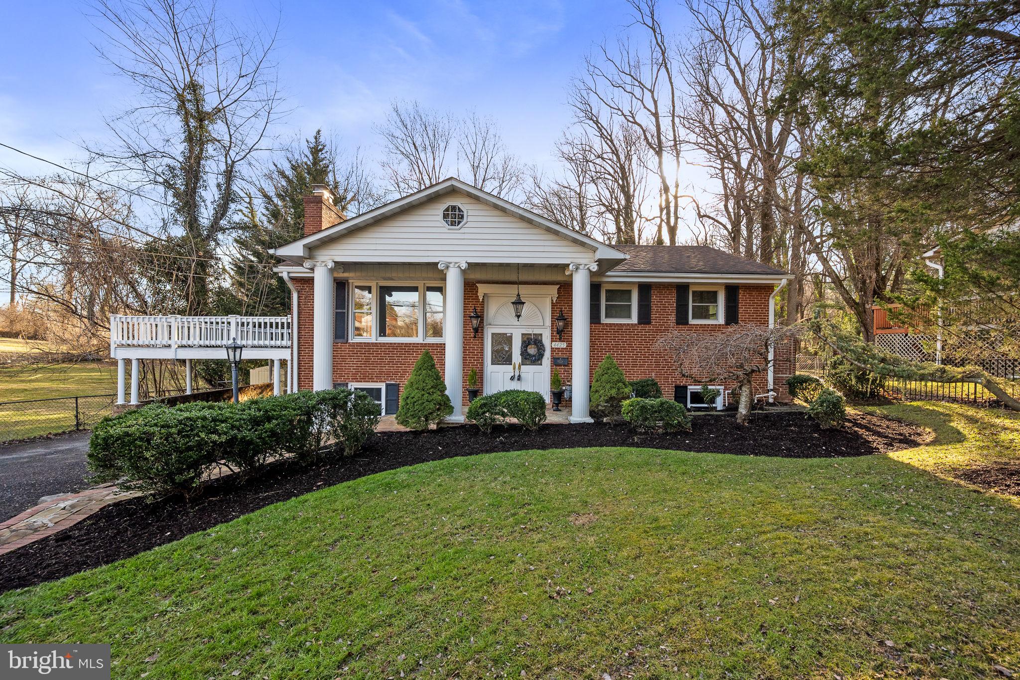 The one with the wrap-around deck 🥰

🏡 Welcome home to 4425 Carrico Drive, a beautiful 3 bedroom/3 bath home tucked in the heart of Annandale, Virginia. 

❤️ Nestled on over 17,500 sq ft of land, this home is unlike any other property you've seen on the market. 

😍 With over 3500 sq ft of living space, the home features newly finished hardwood floors, a generously sized primary bedroom with en suite bath, two separate staircases, and ample room for life and entertaining. 

🤩 The home is conveniently located on a quiet street but is in close proximity to public transportation and all the exciting shops and restaurants that Annandale has to offer.