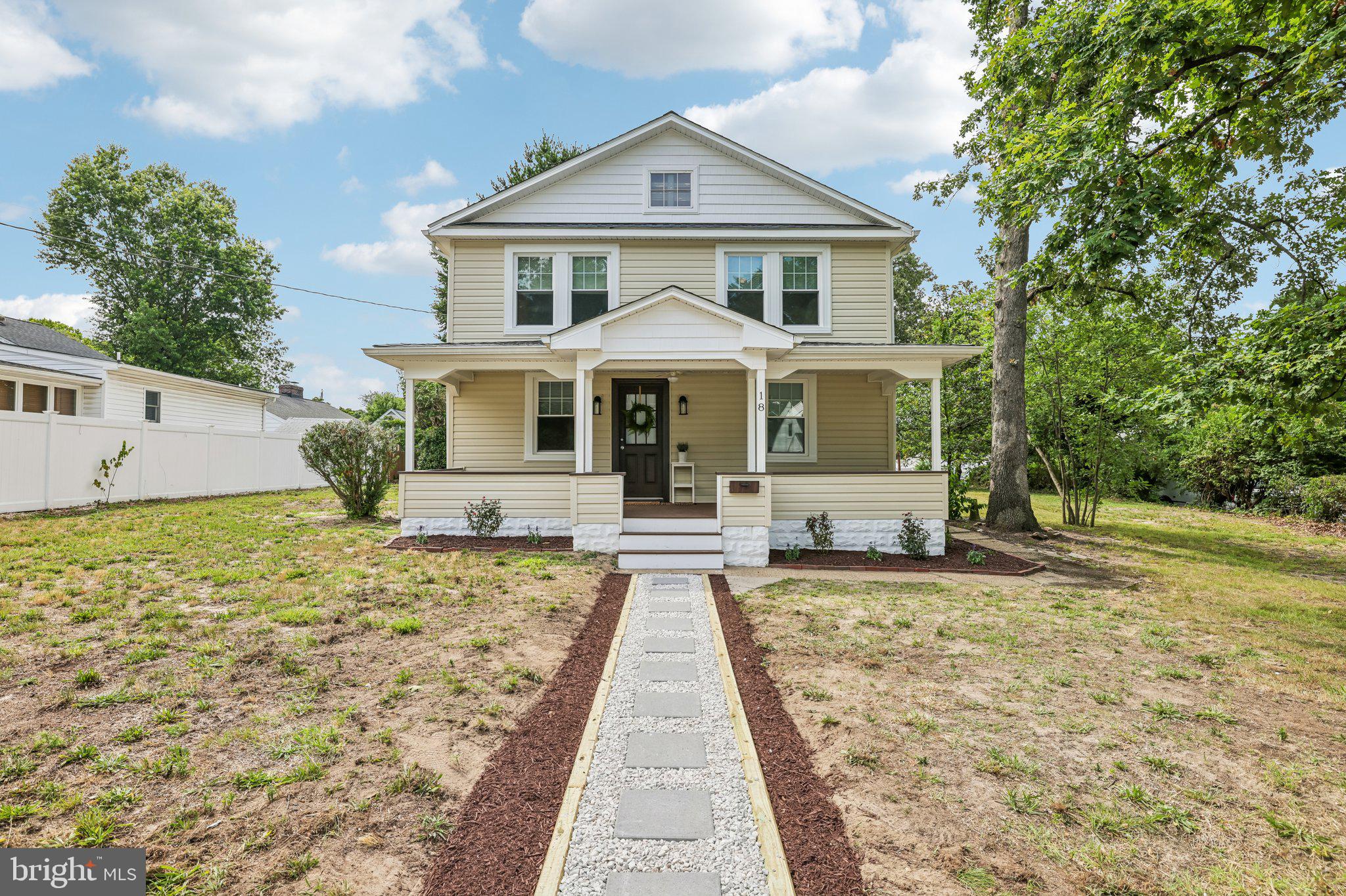 Classic Colonial Charm Meets Ultimate Versatility! Nestled on an expansive lot surrounded by mature trees, this beautiful Colonial home offers a spacious layout designed to adapt to your lifestyle. The welcoming, oversized covered front porch provides the perfect spot for morning coffee or evening relaxation. Inside, the main level features a bright living room, formal dining room, kitchen, a full bathroom, and a flexible bonus room—perfect as a main-floor bedroom or private home office.Upstairs, discover three traditional bedrooms alongside a second full bath. The highlight of the upper level is an expansive bedroom suite featuring an attached sitting area, offering endless possibilities as a fifth bedroom, nursery, playroom, or media hub. Located in a prime commuter location, this property offers quick, easy access to Route 97, I-695, and I-95, making trips to BWI Airport, Baltimore, and Washington D.C. a breeze. Don't miss this rare opportunity to own a home that truly offers plenty of options for your growing needs!