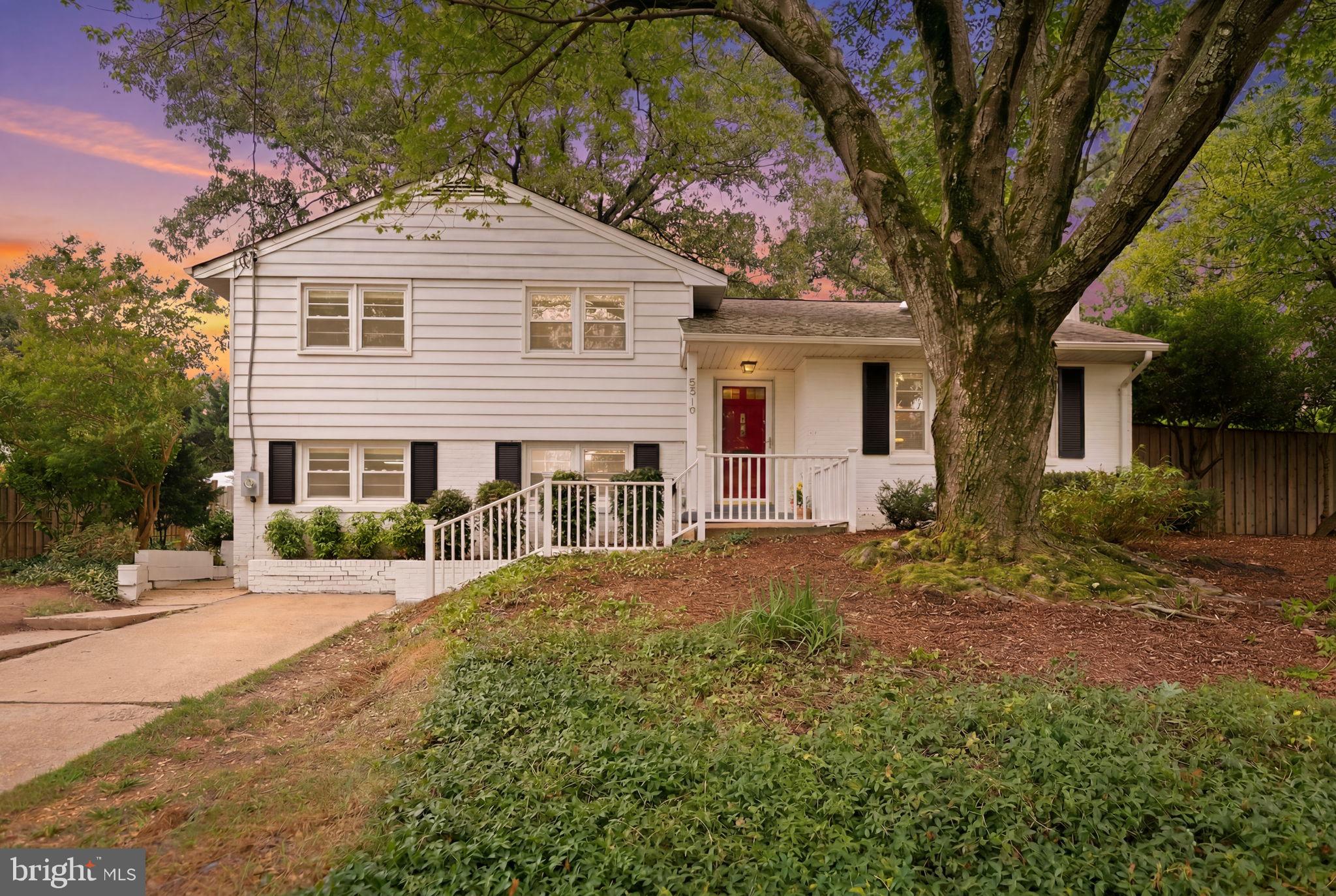 Welcome to 5419 Charlottesville Road, a
spacious and light-filled home offering 5 bedrooms, 2 full
baths, and exceptional living spaces designed for both
everyday comfort and memorable gatherings. Hardwood floors
on the main and upper levels, an open-concept kitchen,
custom trim and baseboards, custom blinds, and dimmable
recessed lighting create a warm and inviting atmosphere
throughout. The heart of the home is the stunning rear brick
addition, a sun-filled retreat featuring windows on three sides
that bring in abundant natural light throughout the day.
Whether enjoying a quiet morning coffee as the sun rises,
relaxing with a good book, or hosting family and friends, this
room offers a special connection to the outdoors. A convenient
gas fireplace insert adds warmth and ambiance, making it the
perfect space for cozy evenings and holiday celebrations. The
walk-out lower level includes two bedrooms, a full bath, and
flexible living space, with one bedroom offering both interior
access and a private exterior entrance. Outside, the fenced
backyard with a locking gate provides space for play, pets,
gardening, and outdoor entertaining. The property comes alive
each spring with an impressive succession of colorful flowers
and mature landscaping, creating a private and welcoming
outdoor retreat. Ideally located near The St. James Sports,
Wellness & Entertainment Complex, Lake Accotink Park,
Audrey Moore Rec Center, Cross County Trail, and the
community pool at nearby Edsall Park. Shopping and dining
are just minutes away at Springfield Town Center, Whole
Foods Market, Trader Joe's, and a variety of popular local
restaurants and cafes. Convenient access to I-395 provides an
easy commute to Washington, D.C., while both Van Dorn
Street and Franconia-Springfield Metro stations are within
approximately five miles. Close proximity to George Mason
Regional Library, Northern Virginia Community College, and
the nationally recognized Thomas Jefferson High School for
Science and Technology further enhances this exceptional
location.