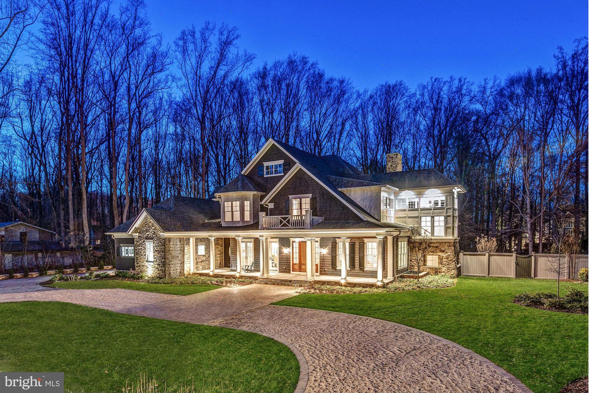 NEW Griffin/Moran estate home built w/exceptional quality & finest materials. Nearly 10kSF on private 1 acre flat lot. Expansive rear patio+lawn+room for pool, etc. Stunning designer finishes thruout-reclaimed wood & shiplap, loaded w/marble & quartz, Library w/12ft+ceiling.Master w/over-the-top luxurious BA & private porch. Main Lvl BR suite & option to add 5th BR upstairs.Truly special offering.