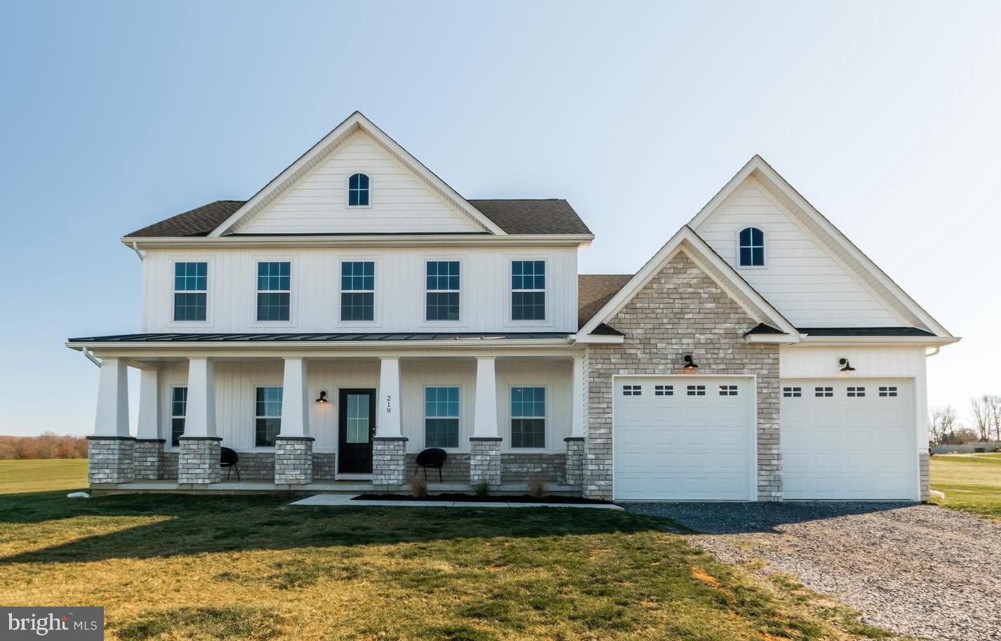 **Sellers are offering $10,000 in Closing Cost assistance!!  Use it to pay your closing costs or buy down your rate!**  
Welcome home to this newly built one year young property.  Conveniently tucked off French Road, you are close to major commuting routes in Virginia and Maryland, while having the rural privacy you desire. Sitting on 5 flat acres you can bring your animals or hobbies and make this property your own.  Featuring luxury upgrades such as a freestanding slipper tub, stainless steel kitchen appliances, ceramic tile, luxury vinyl plank flooring, cozy stone gas fireplace and a main level home office, this home hits all the high points.  Speaking of home office, fiber lines are being laid for high speed internet!  A spacious main level primary suite sits off the kitchen while 3 additional bedrooms, all with en suites, are on the upper level.   Natural light floods through gorgeous windows, complimenting the crisp and bright interior.  An open living concept makes entertaining a breeze.  Easy to care for floors help keep your daily routine quick and simple.  The fully open unfinished basement with a rough-in gives you the opportunity to increase the living space.  In addition, this home can qualify for Ag Taxes, just ask me how.  Enjoy the benefits of new construction without the wait!