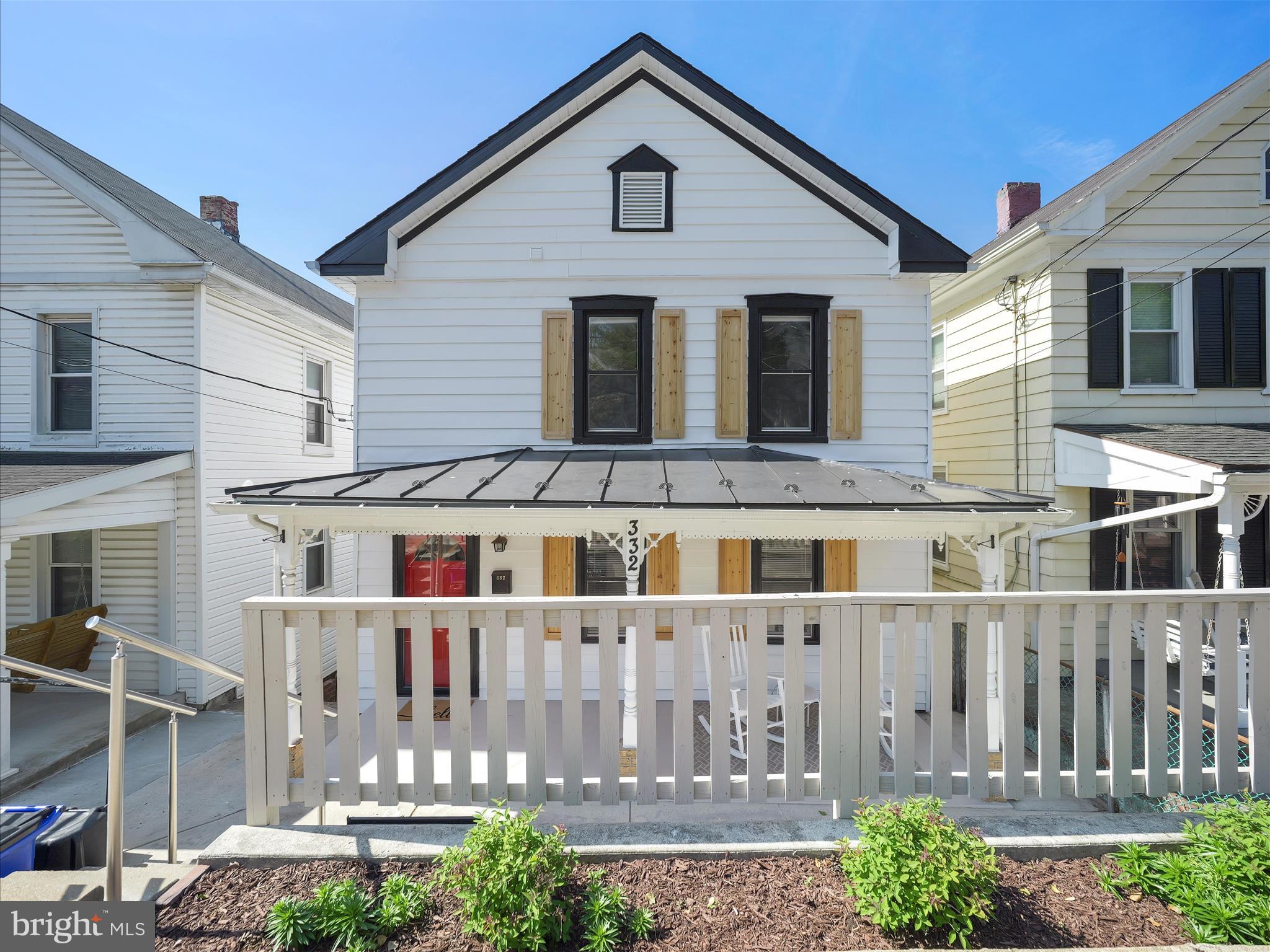 PLEASE SUBMIT ALL OFFERS BEFORE 8 PM 5.4.25

Welcome to your dream home! Nestled in the charming town of Brunswick, this delightful 3-bedroom, 2-bathroom freshly renovated house just hit the market and is waiting to steal your heart. Recently updated with meticulous attention to detail, this home  includes many new features including a new roof, chic low-maintenance flooring throughout (luxury plank vinyl and plush carpet), and a freshly painted exterior that complements the vibrant new interior.  

Step onto the inviting front porch, a prelude to the comfortable and spacious living area that seamlessly transitions into a fully equipped kitchen. Here, culinary dreams come alive with newer appliances, new countertops, a charming butcher block island, and an abundance of cabinet space. Off the kitchen is a full bath,  a pantry with closet, as well as a convenient laundry room, complete with brand-new washer and dryer, ensuring chores are anything but a chore.

Upstairs, the sleeping quarters offer tranquility and ample space, including a prime bedroom that acts as a serene retreat. Two additional bedrooms provide flexibility for family, guests, or a home office.  A second full bath with bathtub/shower serves the rooms upstairs.  

Outside, revel in the newly installed back deck with views of the beautifully fenced backyard—perfect for gatherings or a quiet morning coffee. For convenience, a new gravel parking pad (fits three cars) adds to the home's appeal.

Location is key, and this house is perfectly placed. It's an easy stroll to historical landmarks, Brunswick High School for budding scholars, and the Brunswick MD Marc WB station for commuters or weekend adventurers. Welcome home to comfort, convenience, and charm!

New:
Gravel parking pad, LPV flooring and carpet (upstairs), exterior house paint, interior paint, front porch ceiling, roof (2023), new chimney liner and chimney rebuild, new water heater (2022), new butcher block island (which can easily be removed if you'd like to put a table there),  new countertops, new appliances, new fenced backyard, new bathroom with shower (downstairs), new central ac and new back deck.