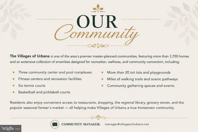 VILLAGES OF URBANA - Residential