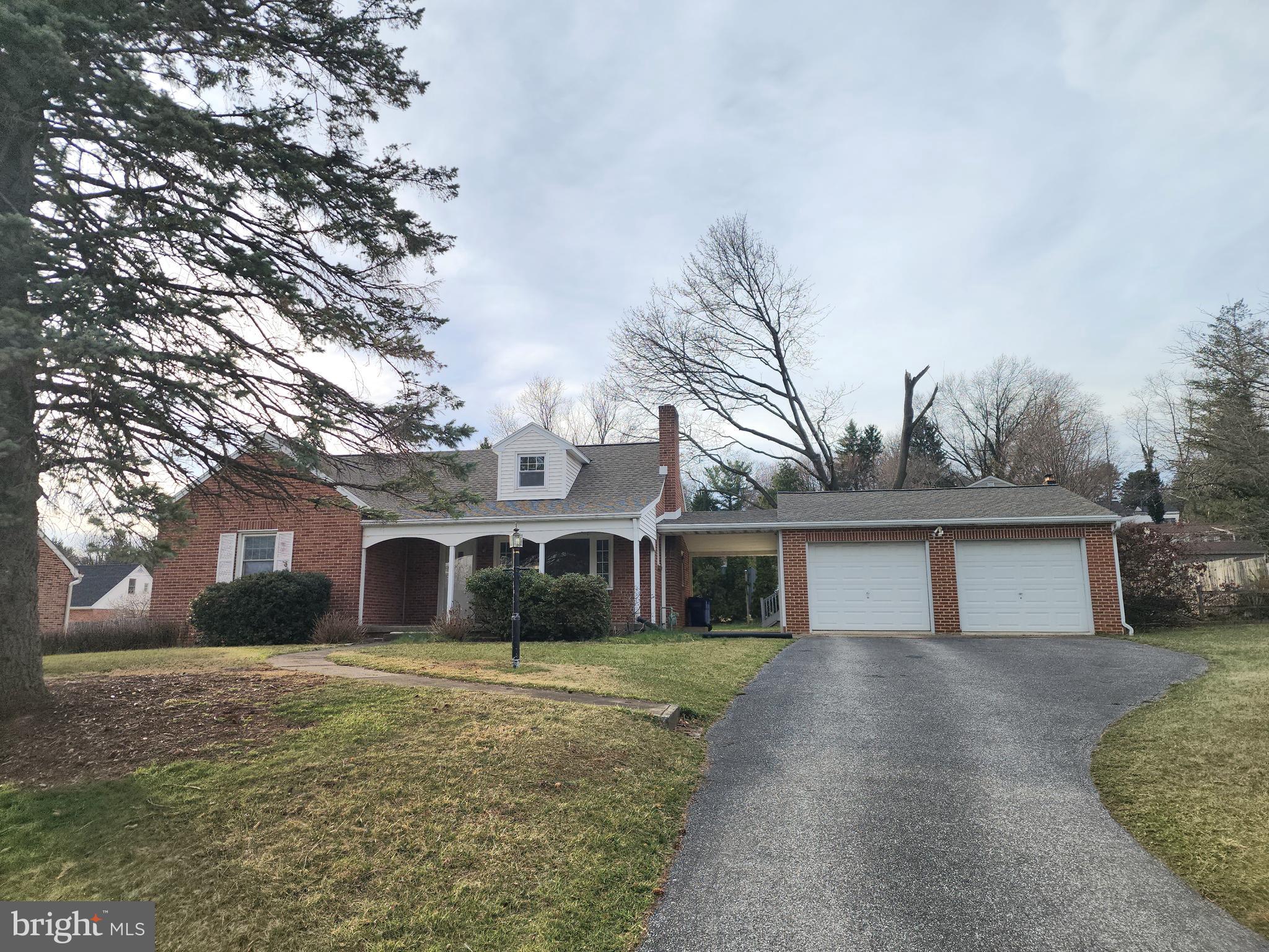 Adorable brick cape cod in Dallastown school district.  Walking distance to Snyder Park. This 4 bedroom house has beautiful hardwood floors, wood fireplace, replacement windows and great space for porch sittin. All current appliance convey with the home. Roof is under 10 years old.  water heater is 3 years old. Property is an estate home is being sold As-IS.