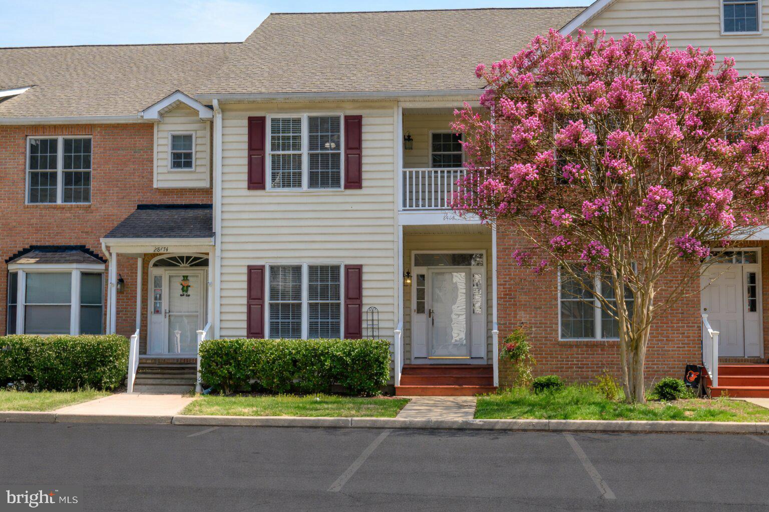 Beautiful 4-bedroom, 3.5-bath townhouse in the desirable Easton Club community. This  home features numerous upgrades including  cherry flooring on main level, custom built-ins, and an open-concept floor plan ideal for everyday living and entertaining. The spacious kitchen includes a center island and overlooks the family room with built ins .A first-floor primary bedroom with a full bath offers convenient main-level living. Upstairs, you’ll find 3 additional bedrooms, including a large second-floor suite with an attached bath that could serve as an additional primary owner's suite. Enjoy outdoor living on the rear deck—perfect for relaxing or entertaining. Community amenities include a swimming pool and tennis courts. Conveniently located near shopping, dining, and all that Easton has to offer.