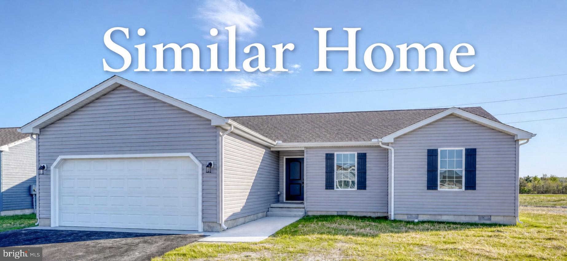 QUICK DELIVERY - NEW CONSTRUCTION ranch in a peaceful community with only a few homes remaining. This open-concept home features luxury vinyl plank flooring in the main living areas, a spacious kitchen with center island and white cabinetry, and a split-bedroom layout for added privacy. The primary suite offers a walk-in closet and private bath, while additional bedrooms are generously sized. Attached garage, ample storage, and low HOA. Convenient location with easy access to major routes, shopping, and dining.
ASK ABOUT BUILDER INCENTIVES
AGENT RELATED TO SELLER