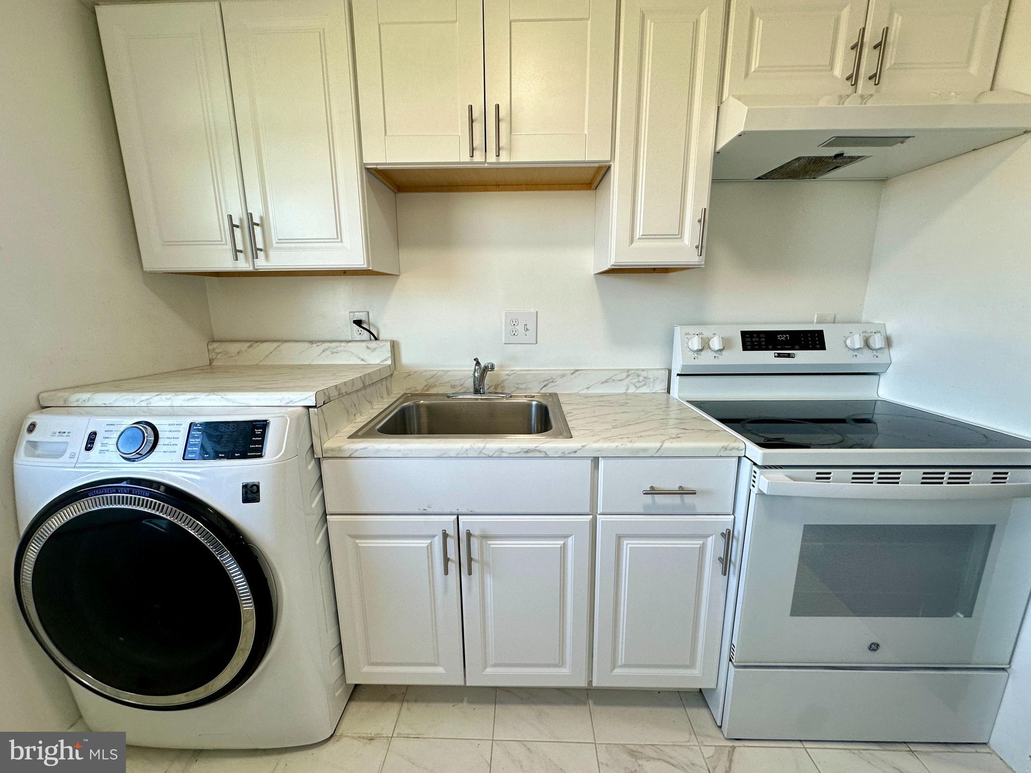 Updated two bedroom , 1 bath unit.  Kitchen with newer appliances and washer and dryer in the unit.  All utilities included except phone /cable.   Freshly painted and well maintained with handyman on site.  Blinds included with the unit.  Extra storage in Lower Level of the building.   This is an ABSOLUTELY no smoking unit- don't care if you smoke outside or vape the answer is no.  No pets.  Agents if your client is applying through rent spree please call us to let us know.  No repair deductible for no fault repairs.
