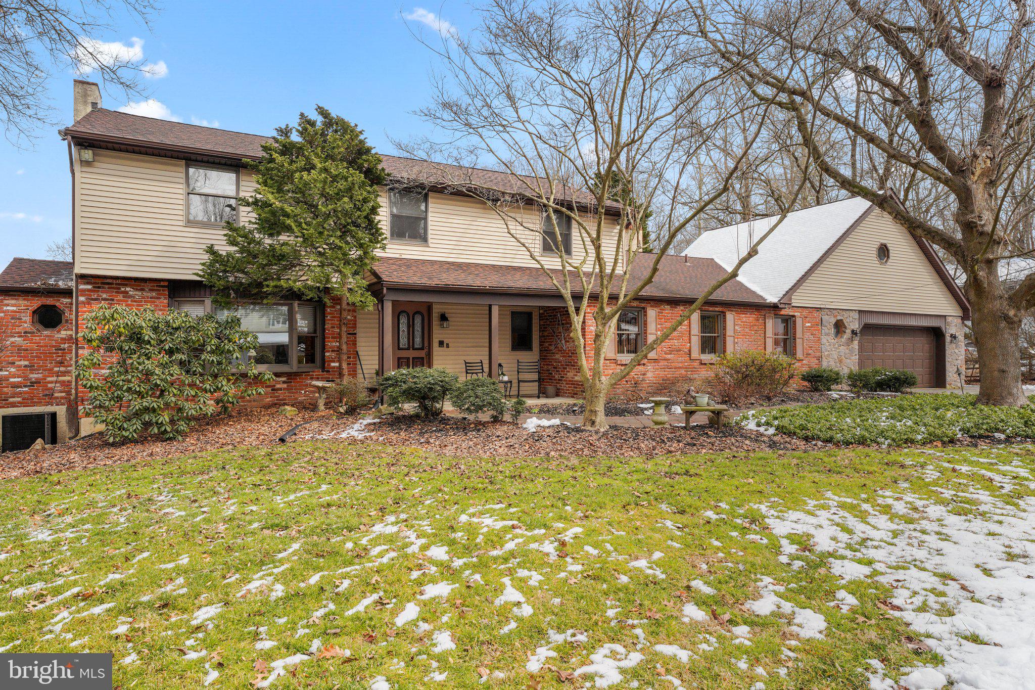 This unique colonial-style home at 740 Libby Lane offers a great opportunity for those looking to add their personal touch and make it their own. With 4 bedrooms, 3 full baths, and 2 half baths spread over 3000 square feet, there's plenty of room for the whole family.  As you enter, you're greeted by a spacious family room that flows into the dining area, perfect for entertaining guests. The family room boasts a gas fireplace, adding warmth and coziness to the space, making it ideal for relaxing evenings at home. The kitchen offers ample space for cooking and dining, with a sunroom nearby that provides a cozy spot for enjoying meals with a view of the deck and yard.  Upstairs, you'll find four bedrooms, including a master bedroom with a walk-in closet and a separate sink area from the toilet and shower in the master bath.  The basement adds even more living space with a bar, half bath, and gas fireplace, as well as sliders leading out to the large in ground pool. The wood and brick interior, exposed beams, and natural lighting throughout give the home a warm and inviting feel. The yard offers plenty of space for outdoor activities and features a deck for outdoor entertaining.  New Roof in 2017, New Siding, New Garage Door and Opener and Fence was installed in 2021. Home location is convenient to Feasterville, Neshaminy, and Langhorne Shopping Areas.  This house is being sold "as is," there is a known structural issue- inspection report provided in associated documents. Buyer is responsible for the township U&O requirements. With a little love and care, this home has the potential to shine once again. Don't miss out on the chance to transform this house into your dream home!