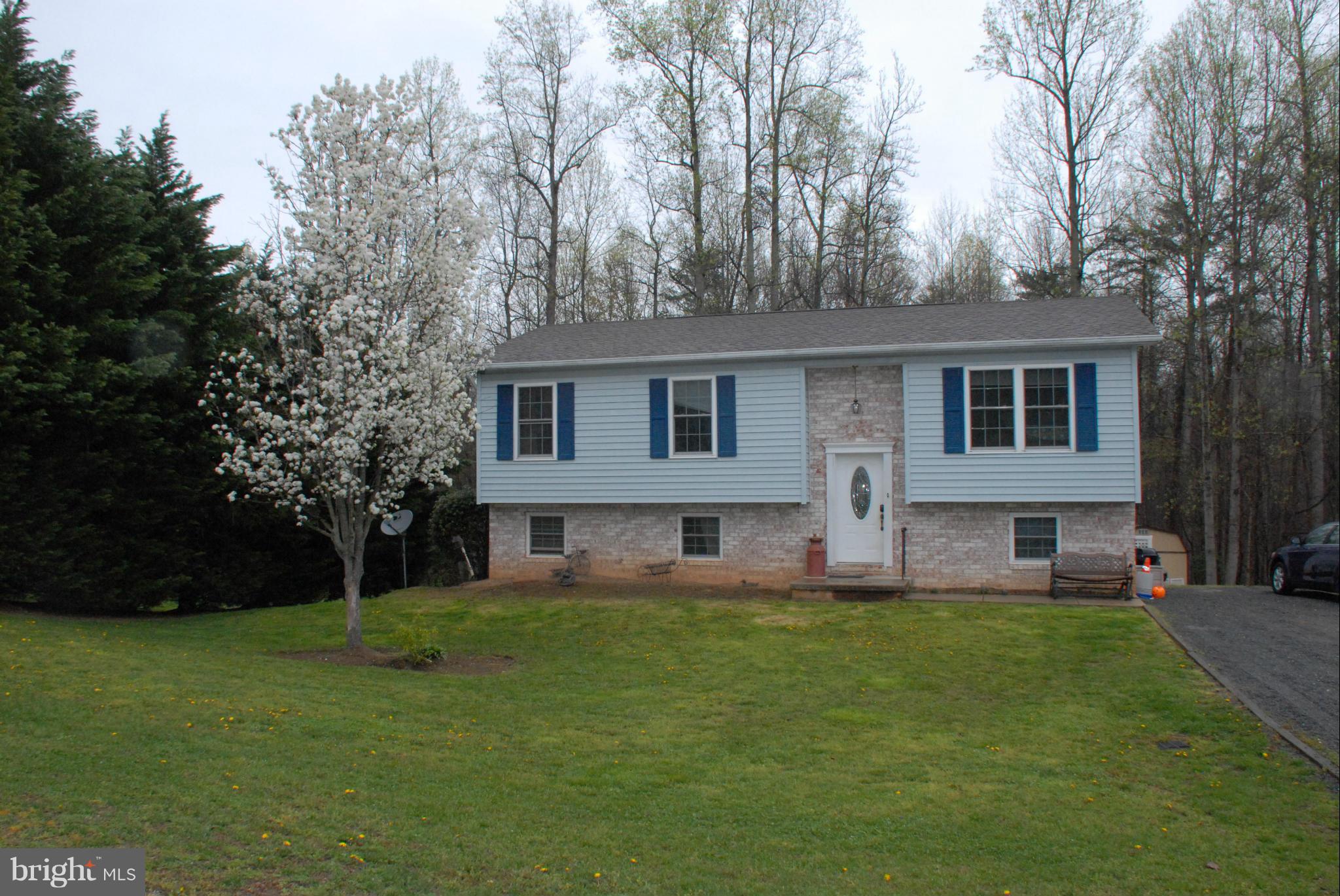 Nice split foyer on large flat  lot. Hardwood in the family room and hallway. Ceramic  in the large kitchen and basement. Composite deck with stairs. Basement is partially finished with bedroom, rec room and half bath.