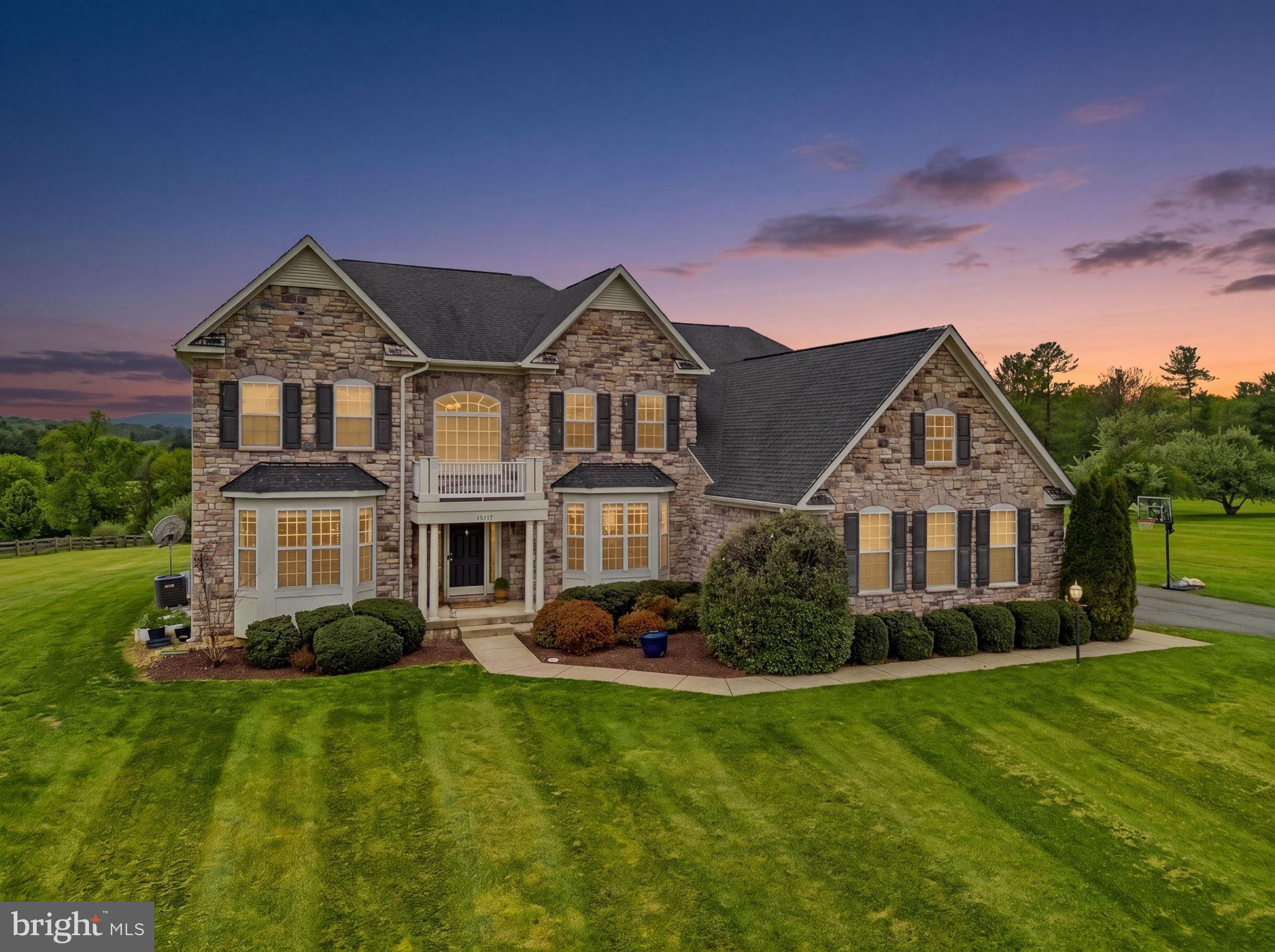 Rare 2-acre luxury estate in The Reserves at Wheatlands featuring 6,500+ square feet, sweeping mountain views, 6 baths, expansive indoor-outdoor living, and a fully finished lower-level guest/in-law retreat.

Step inside to a dramatic two-story foyer filled with natural light, anchored by a grand staircase and rich hardwood floors. The heart of the home is the gourmet kitchen, featuring granite countertops, gas cooking, double wall ovens, stainless steel appliances, custom tile backsplash, and an oversized island with designer pendant lighting. Just off the kitchen, the bump-out morning room offers a bright, spacious eat-in area and opens to the deck—ideal for relaxed outdoor dining with a view.

The oversized family room is a true centerpiece with a stone gas fireplace, six Palladian windows, and a striking reclaimed barn-wood accent wall. A main-level office provides the perfect work-from-home setup, and a full bath on the main level adds flexibility for guests.

Upstairs, you’ll find four bedrooms and four full baths, including a spacious primary suite with a spa-like bath—soaking tub, glass-enclosed shower, and dual vanities.

The fully finished lower level is a showstopper, complete with engineered hardwood flooring, a gorgeous kitchenette, an eat-in bar, a full bedroom, a full bath, and a space pre-wired for a theater room. Whether you need an in-law suite, au pair suite, guest retreat, or entertaining hub, this level delivers.

With abundant living space, thoughtful upgrades (including enhanced lighting throughout), and an unbeatable setting, this home is the total package. Come see it in person—this one is even better than it reads.

**Refrigerator new 2026, Dishwasher new 2026, Washer and Dryer new 2025