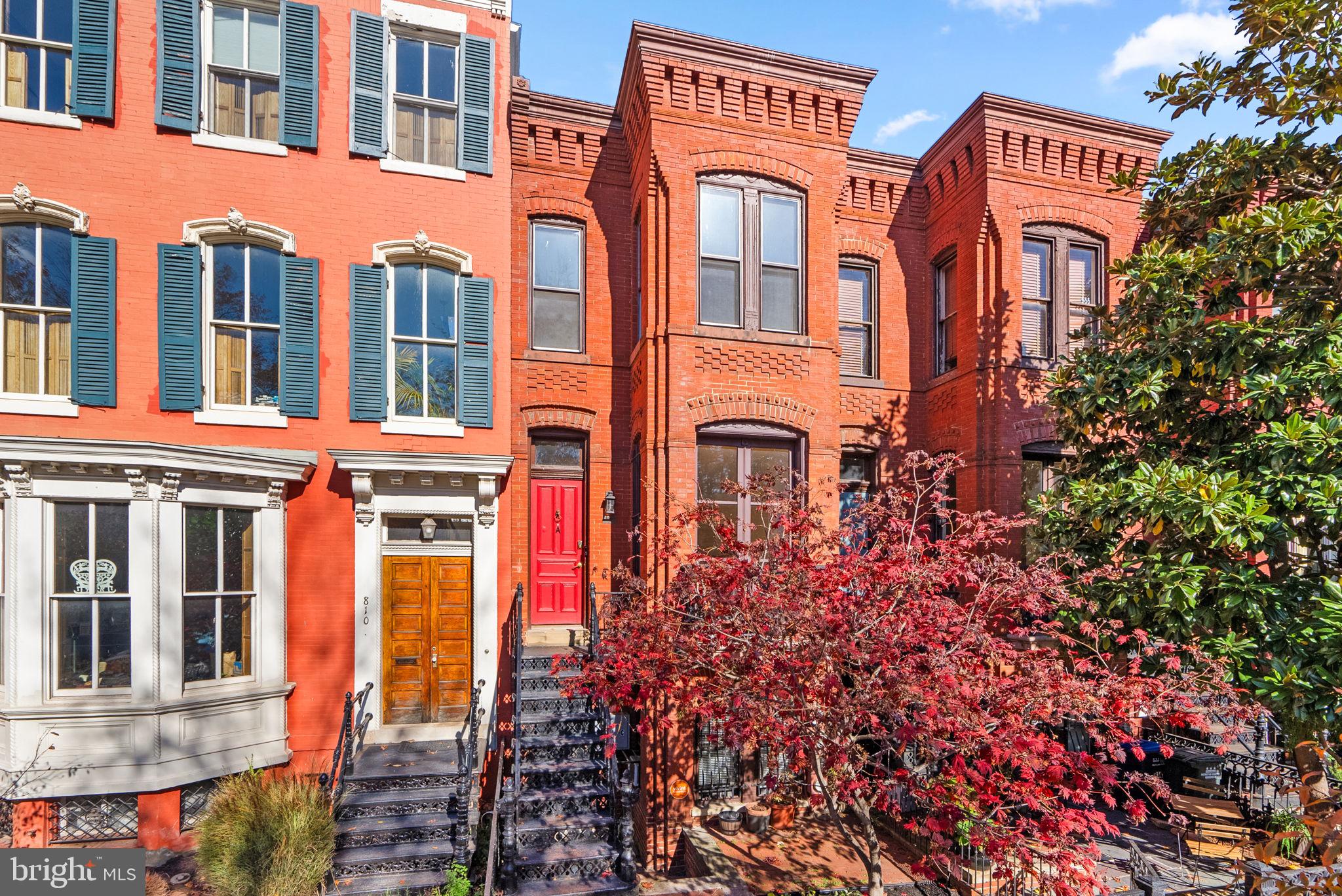 **Rare Opportunity*** Lovely Capitol Hill Victorian with English Basement plus a separate Two-Level Carriage House and parking just steps from Barracks Row and Eastern Market. --This blend of historic charm and modern comfort provides endless options for an income property, primary residence, guest house or whatever you desire. -- Currently this home features 3 Separately metered Units each with their own charm and each laced with historic remnants preserved from a time gone by. 
Originally built for John Carlier, M. D. in 1892 and used for his residence and as an office for his medical practice.
--The main home invites you in with grand high ceilings, hardwood floors, plenty of natural light, charming vintage finishes and hardware still in tact. Transom windows throughout combined with sky lighting in key areas  creating a warm  overall sense of home. There are 2 Bedrooms, and multiple balconies perfect for rest or relaxation and enjoying surrounding nature.
---The Lower Level features 1 Bedroom and separate entrance with full kitchen as well as a cozy space for entertaining. Enjoy the patio with beautiful hardscape and a picturesque mood. 
---The Carriage House provides for a third space that can be used for income, guest house, multi-generational living, office or whatever you can think of..complete with kitchen and full bath and studio like bedroom space denoted as such.
---In the heart of "The Hill" and convenient to all amenities, work, military and entertainment....
Too much history and love to list with this one and with your personal touches, this  a great opportunity to bring this one to the highest prestige.