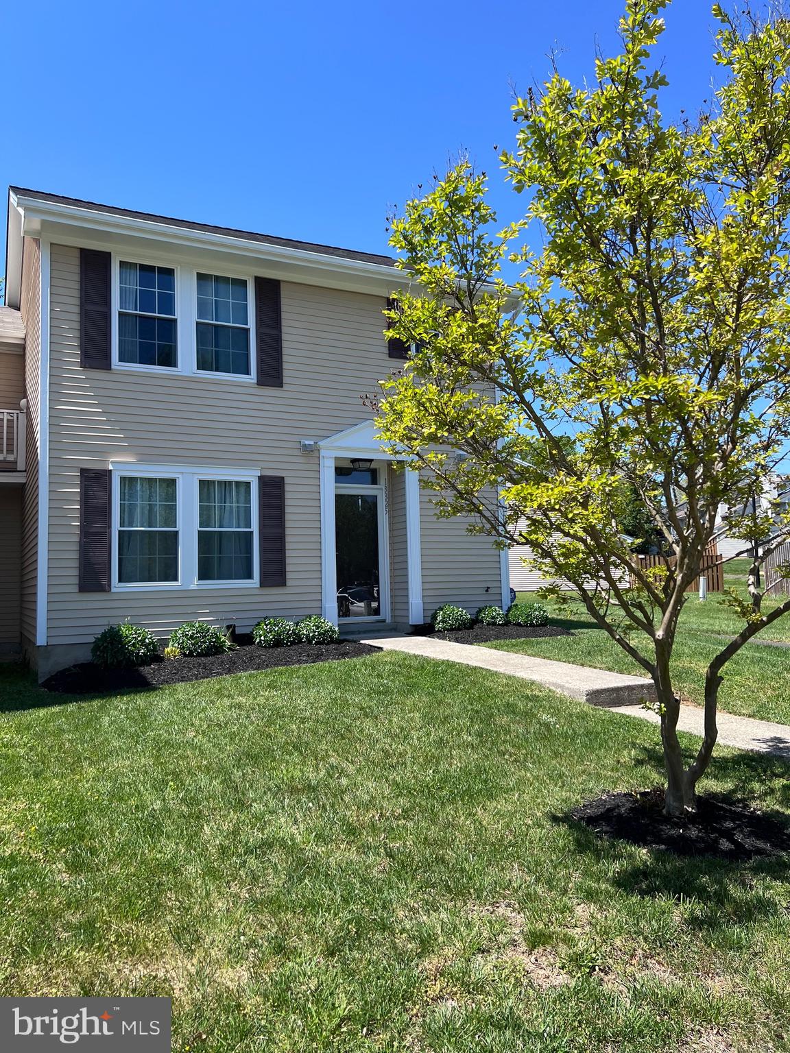 Located in the Villages of Marlborough, this nice end unit townhome offers two bedrooms, two full and one half bathroom;  The rear yard is completely fenced and offers a built in storage shed;  The current owner has had the kitchen updated with stainless steel appliances, granite counter tops, and Luxury Vinyl floors;  Washer and Dryer is located on the main level;  Windows and the Dining area slider were recently replaced;  The home offers a versatile floor plan with an en suite Master Bedroom located on the upper level;  Reserved parking with additional visitor parking;  Located in the Villages of Marlborough, you will have access to shopping, dining and specialty shops.  The Amish Market is just minutes away and public transportation is accessible.  The property is sold in as is condition.  Thank you for showing.