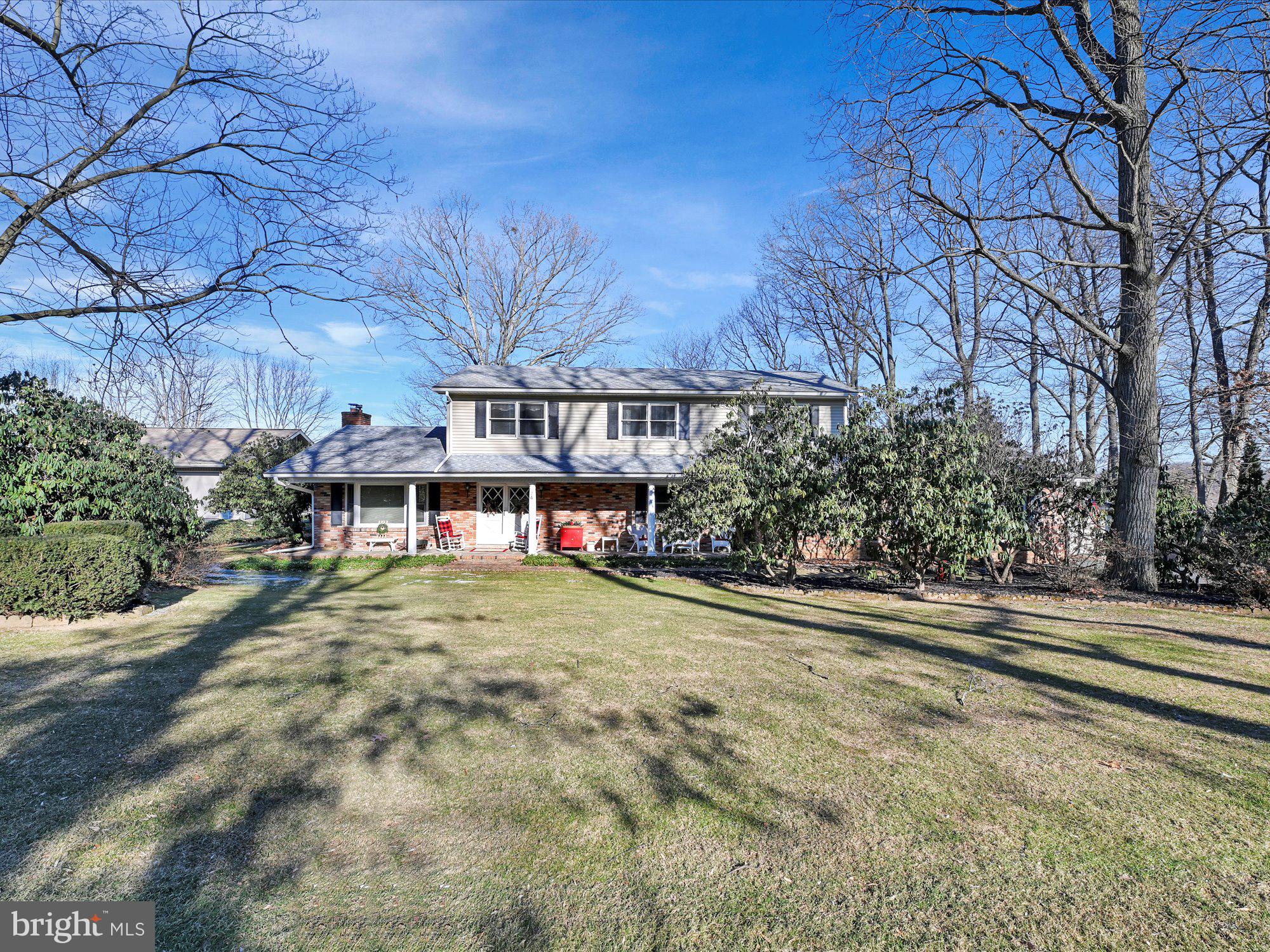 Back on the market due to buyer financing falling through.  Welcome to 26 Oak Ridge Drive, a 4 bedroom, 2.5 bath house that overlooks Tanglewood Golf Course’s 2nd hole. You will feel right at home from the moment you walk up the front walkway to the full front porch and enter this just under 3000 SF house. Featuring a formal living room with wood burning fire place, a large eat-in kitchen, formal dining room, family room with a propane fireplace, an office, an open foyer and a glass enclosed sunroom on the first floor. Upstairs the large primary bedroom has a walk-in closet, bathroom, and a balcony with views of the golf course. There are 3 other nice size bedrooms and bathroom. The 2nd bedroom also has a sliding glass door to the balcony. Outside enjoy the large, fenced in yard and patio. Don’t miss out, schedule your showing today!