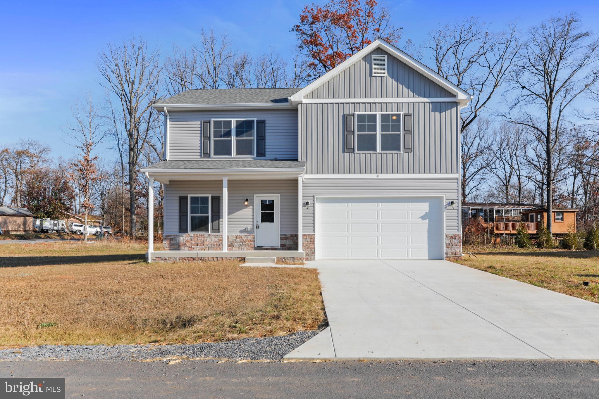 Warfield Homes Inc. has been building custom homes in the Northern Shenandoah Valley for over 30 years. You'll love the openness of the floor plan, the 9' ceilings & the luxury vinyl plank flooring. The kitchen is beautifully finished with soft close cabinets, stainless steel appliances & upgraded countertops. There is a convenient office space on the main level. The spacious owners suite features a stunning tile shower, dual sinks & a walk-in closet.  The laundry room is located on the bedroom level. Enjoy morning coffee on the covered front porch. A $2,000 closing cost credit & a free appraisal are available with the use of the builder's preferred lender. The completion time frame is approximately 120 days from the issuance of the county building permit.