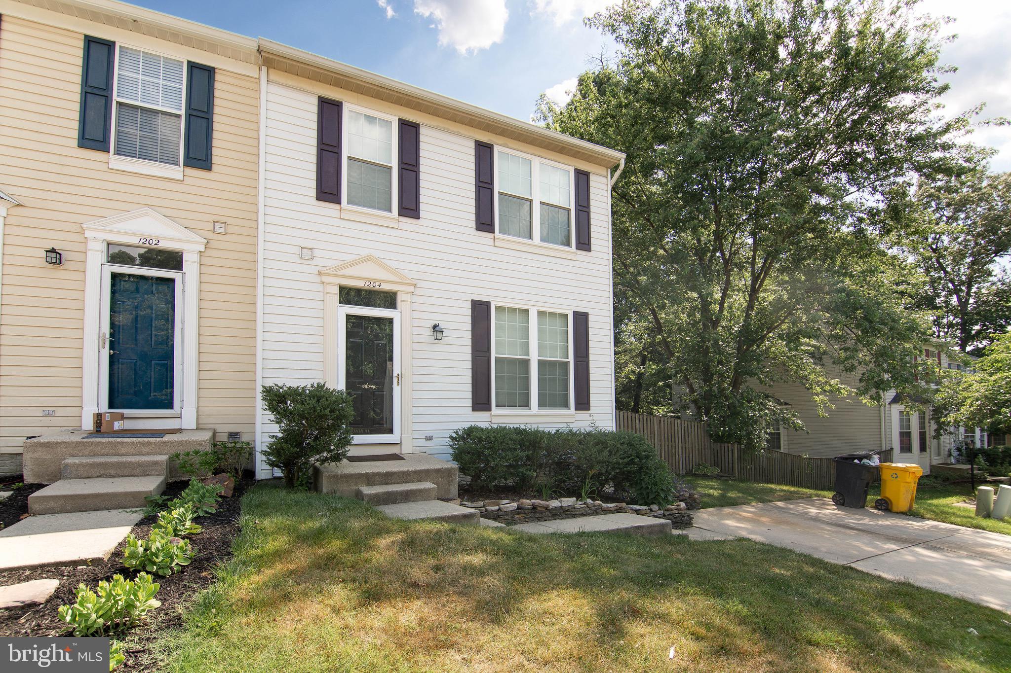 Gorgeous duplex townhome in the sought after Four Seasons neighborhood in Odenton.  This home boasts a new roof,  fresh, clean space with new paint throughout the whole interior and new carpet laid this week.  Prime location situated between Baltimore, Washington, DC and Annapolis.  Near some of the best shopping in this part of Maryland with parks and local amenities very close by.  Property has front foot fee of $360 annually until 12/31/2026.
