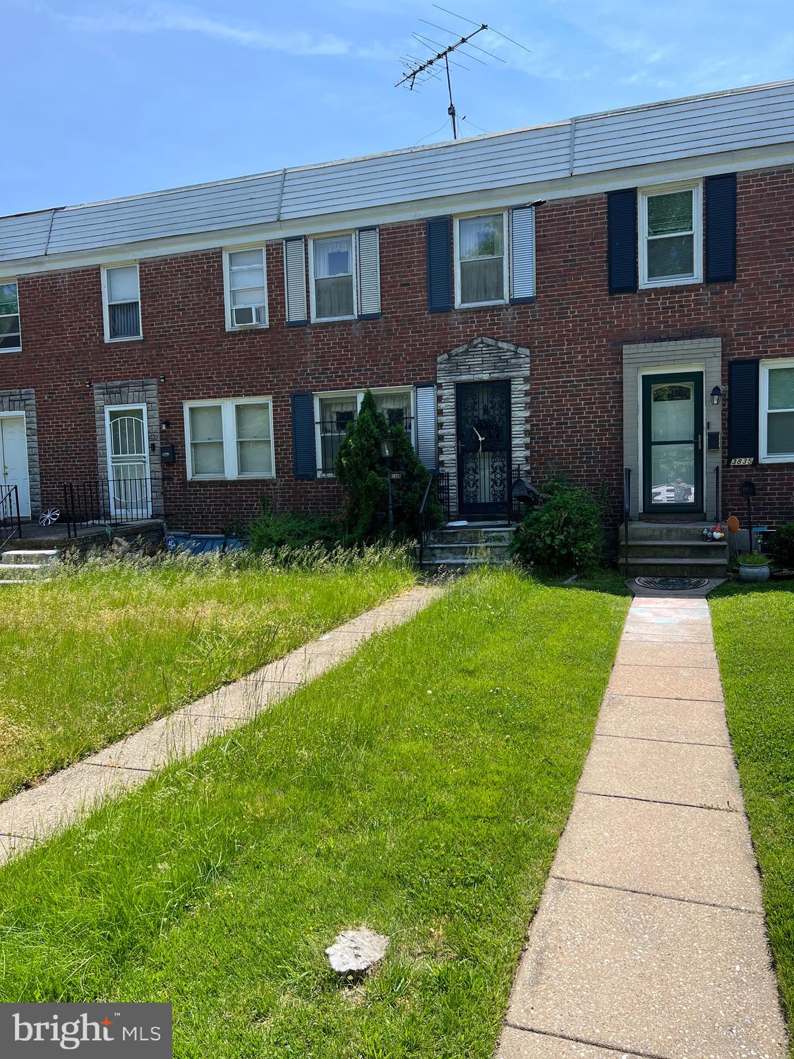 This home is situated directly across from Herring Run Park giving a view of nature. The park has extended walking paths immediately across the street.  Schools, shopping, and public transportation are all nearby making this very convenient to all major highways.  This house and property are being sold as is and may be ideal for an investor or handyman.  This could be your starter home.