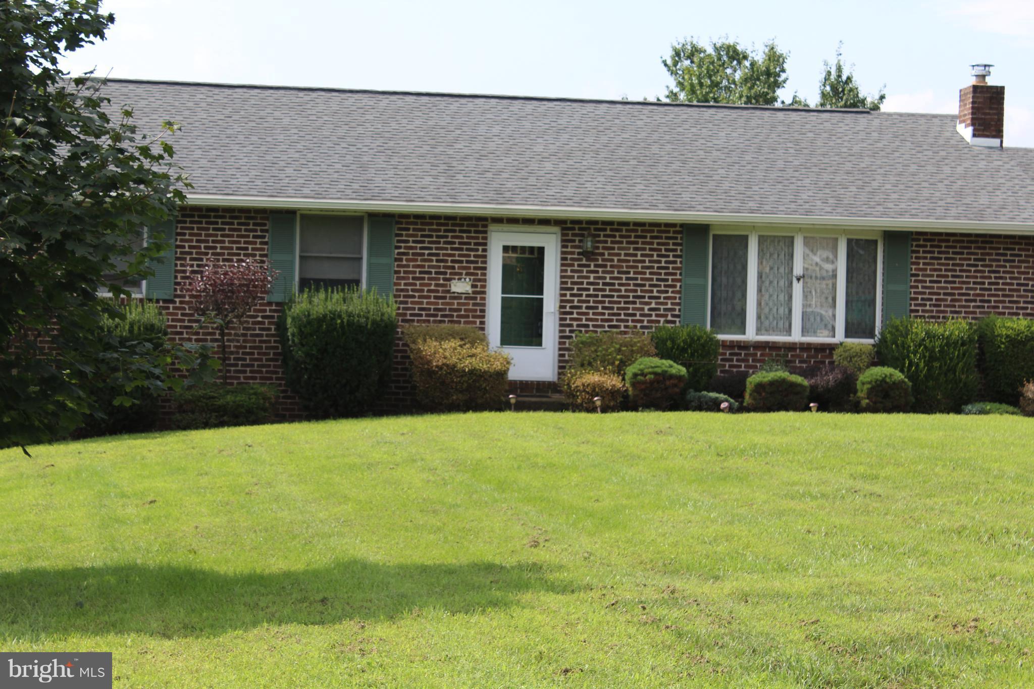 Lovely brick rancher in quiet neighborhood on cul-de-sac with .63 acres adjacent to "Whiskey Run".  All appliances are less than 2 years old convey including countertop microwave (please see items to convey for the whole list).  MOTIVATED SELLERS!!!!