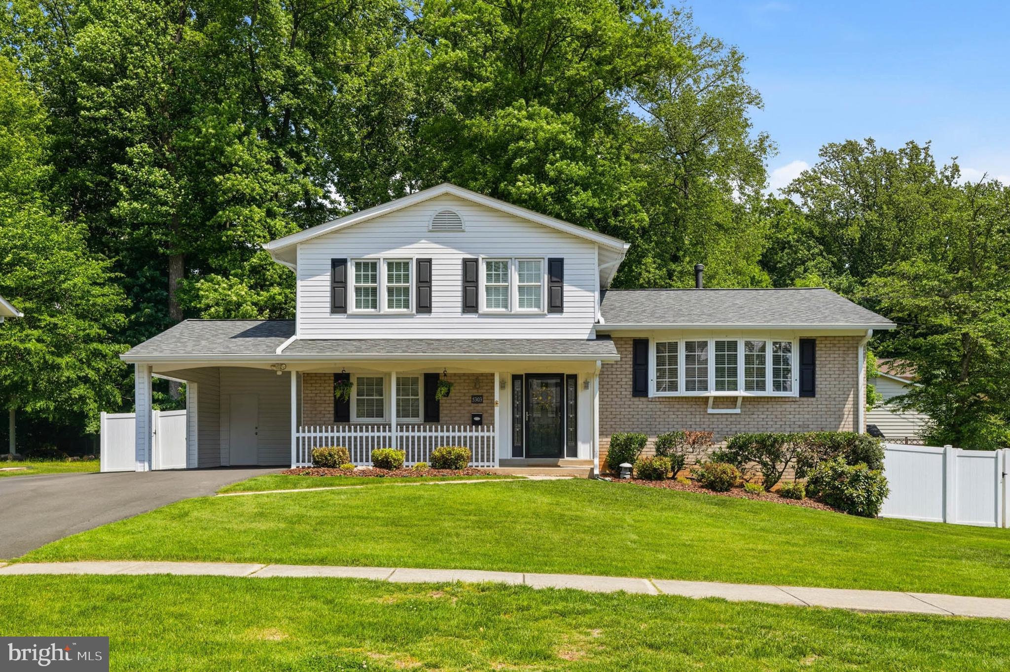 OPEN HOUSE SUNDAY JUNE 7th (1-3pm)....10 out of 10! Located in Rockville's increasingly popular community of Rock Creek Manor, this special property  has been improved and enhanced far beyond expectations! This popular "Dalewood" model floor plan features an inviting foyer entry with signature curved wall, a main level office/bedroom, and a relaxing family room with fireplace and wet bar! Also find a spacious living room with bay window, large dining room, and an updated gourmet kitchen with plenty of counter and cabinet space! A sizable upper level holds two guest bedrooms, an updated hall bathroom with dual sink vanity, and an impressive primary suite with ample closet space and stunning en-suite bathroom! A finished lower level recreation is the perfect place for media room or at home gym and a separate utility room holds laundry, storage  space, and walk-out door to side yard! Perhaps the most attractive feature of this home is a premium, fully fenced backyard complete with multiple stone patios, stone firepit, basketball court, storage shed,  and an exceptional screened in porch addition with entry points to both patios! This excellent Rockville location is just minutes from Metro, area schools, Rock Creek Village shopping, and Rock Creek Park trails! Come quickly!