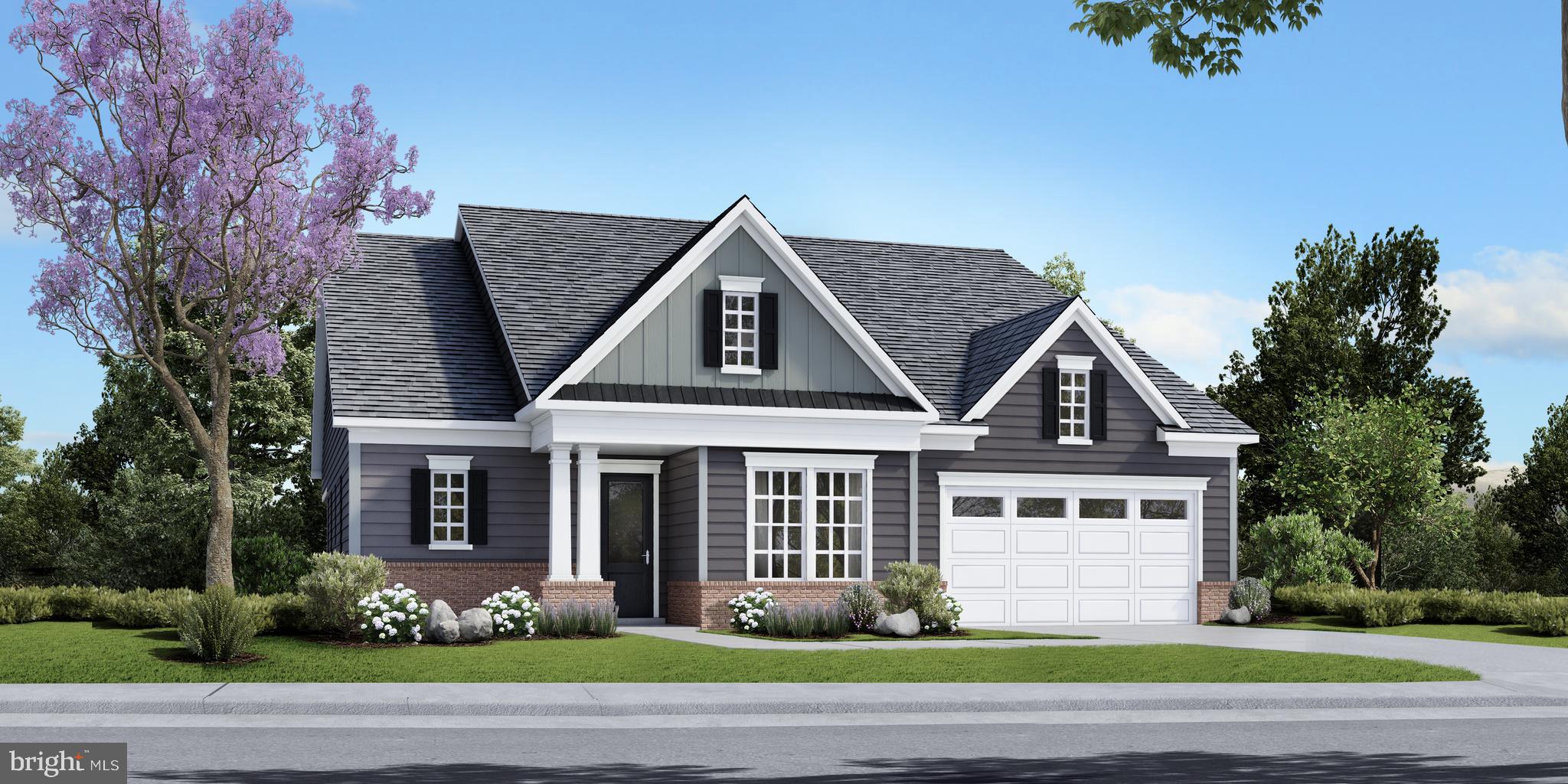 This home is a stunner with 2487 finished square feet in this ranch floor plan. As you enter into this home, you are greeted by 10' ceilings, 8in Craftsman Style baseboard, and 6' windows, a wide foyer with a beautiful tray ceiling, a flex room that allows you the ability to create your own space, and a friend suite, with a walk-in closet and an en-suite bathroom. As you walk further into the home, you are welcomed into a generously over-sized kitchen with a pie shaped island, stainless steel appliances and a gas stove. The  gathering room and a cafe provide a place  to eat and exchange stories. Escape to your own oasis in the primary suite with over-sized primary bathroom and walk in closet. The options are endless and the included features are glamorous. You can always increase the sq. footage by adding a second floor with a bonus room and an additional bedroom. Your choices don't end there! Add a second story covered porch! Our Homes also offer a bonus room, choose from the option of a wine room, pet room, bulk storage or pocket office. *Photos may not be of actual home. Photos may be of similar home/floorplan if home is under construction or if this is a base price listing.