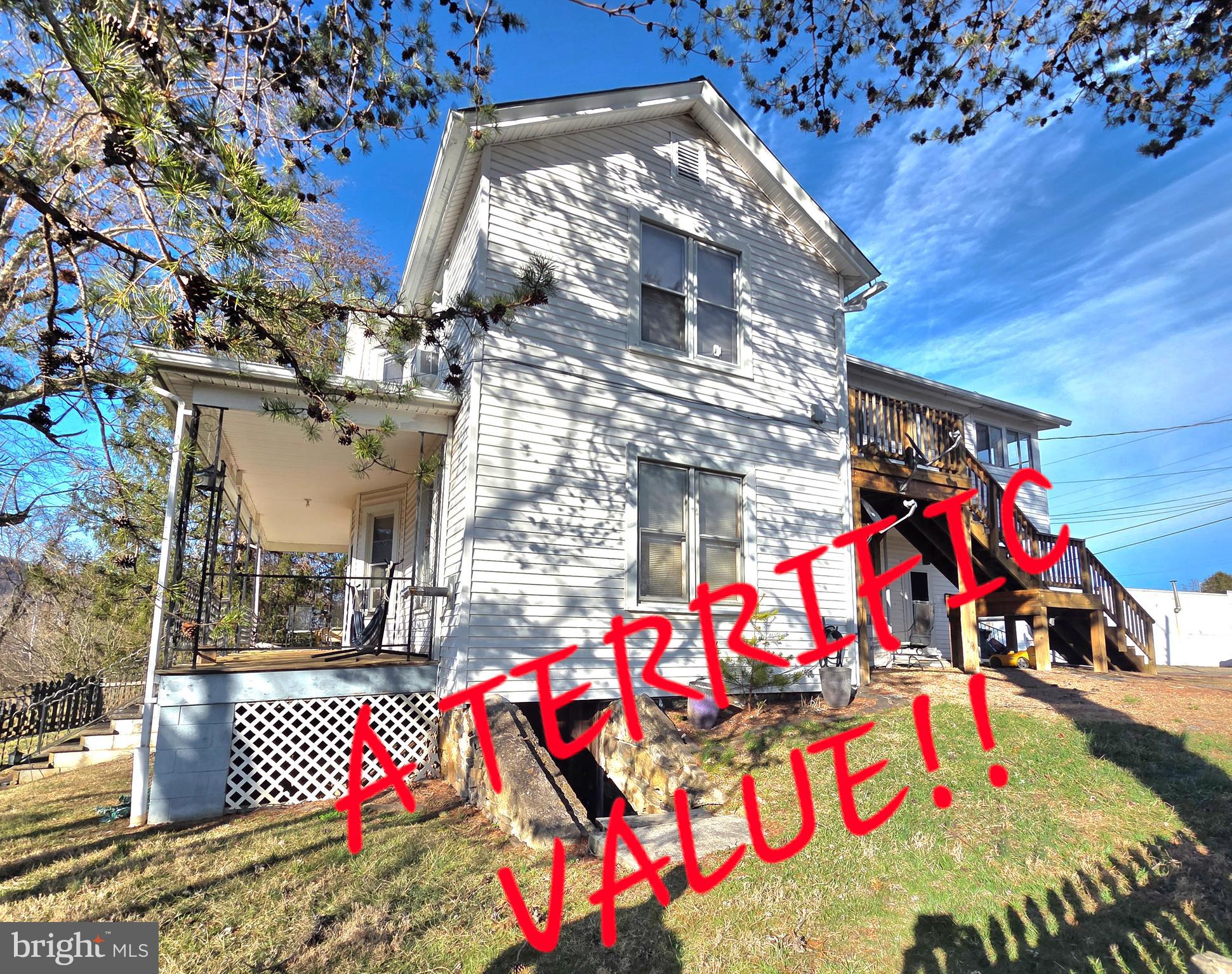 SPACIOUS FAMILY RESIDENCE OFFERING MAXIMUM FLEXIBILITY AND INVESTMENT POTENTIAL  PERFECT FOR........  IN-LAW-SUITE,  LIVE-IN NANNY,  MULTI-GENERATIONAL LIVING, GUESTS , OR INCOME-GENERATING RENTALS, GREAT LOCATION IN HISTORIC TOWN OF ROMNEY WV TO INVEST IN AIRBNB'S !   
 
Charming  Victorian  very well taken care of, many upgrades, 4 bedrooms & 2 baths large 8x35 front porch,  beautiful stairway in living room.
  house is currently converted into  two apartments, each have two bedrooms, one bath, kitchen, living room. 
1st floor has a very large laundry/ mudroom 12x13 sq, house has  2 newer kitchens, with quartz counters, microwaves, new flooring, some new windows, new stainless steel appliances,  updated bathrooms, wood flooring  through out, 2 washer & dryers, newer ac window units. & ceiling fans, 1st floor 2 has 8x35 covered porch, and top level  has a 25x6 enclosed  porch.

apartments are separately metered, RENTALS ARE IN PLACE with reliable  paying tenants, both apartments are rented, home can easily be converted back to a single family home. minutes to town conveniences 24 hr notice to show
  adjoining property is for sale also, MLS # WVHS2006394