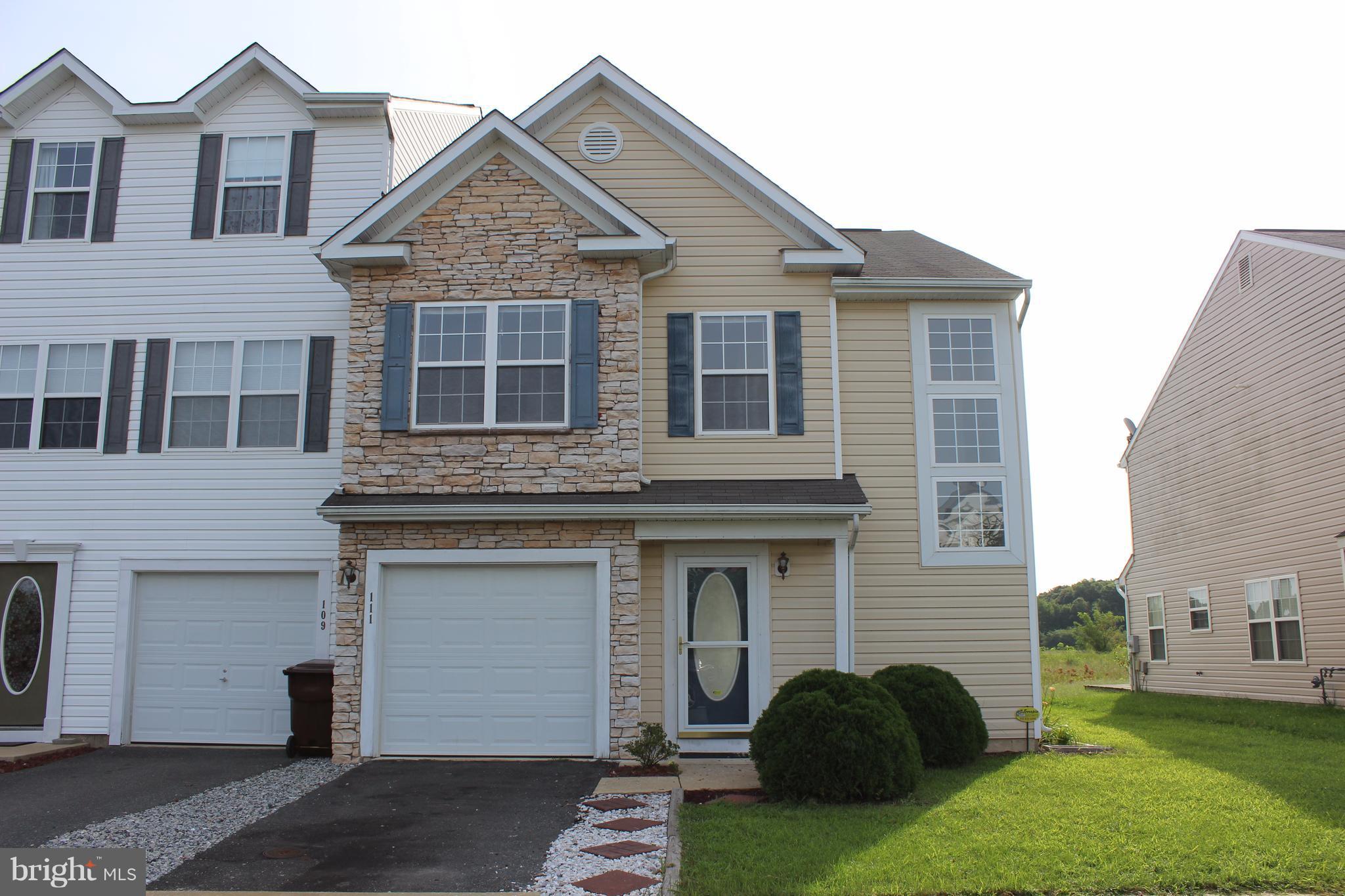 Open House Wednesday 10/25 from 3/6pm!  3BR 2.5 BA end unit it Cattail Crossing. Open floor plan and second floor laundry. Large bedrooms and master bedroom has its own master bathroom with soaking tub.