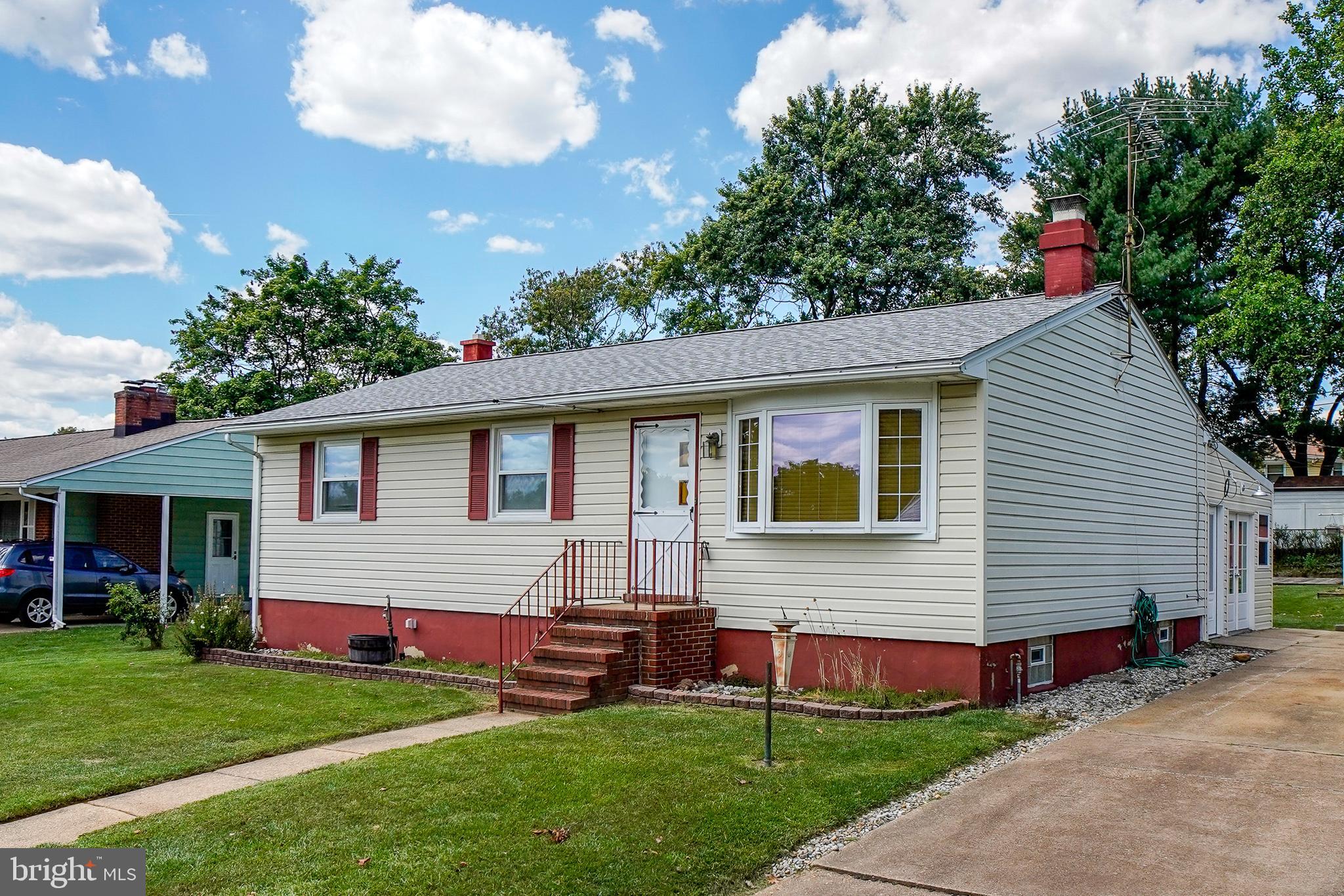 Well maintained 3 bedrooms, 1.5 bath rancher with finished basement in a quiet neighborhood. It is ready for you to make it your own. Huge sunroom in the back with hot tub, finished basement with wet bar, 1/2 bath, and workshop. Large level back yard with two sheds and a deck.  The home features hardwood floors, a wood fireplace, skylights, new gutters and furnace motor as of 3/2021, roof 2018, and newer windows. Home appraised at $321,000 - buyer lost their financing at the 11th hour.