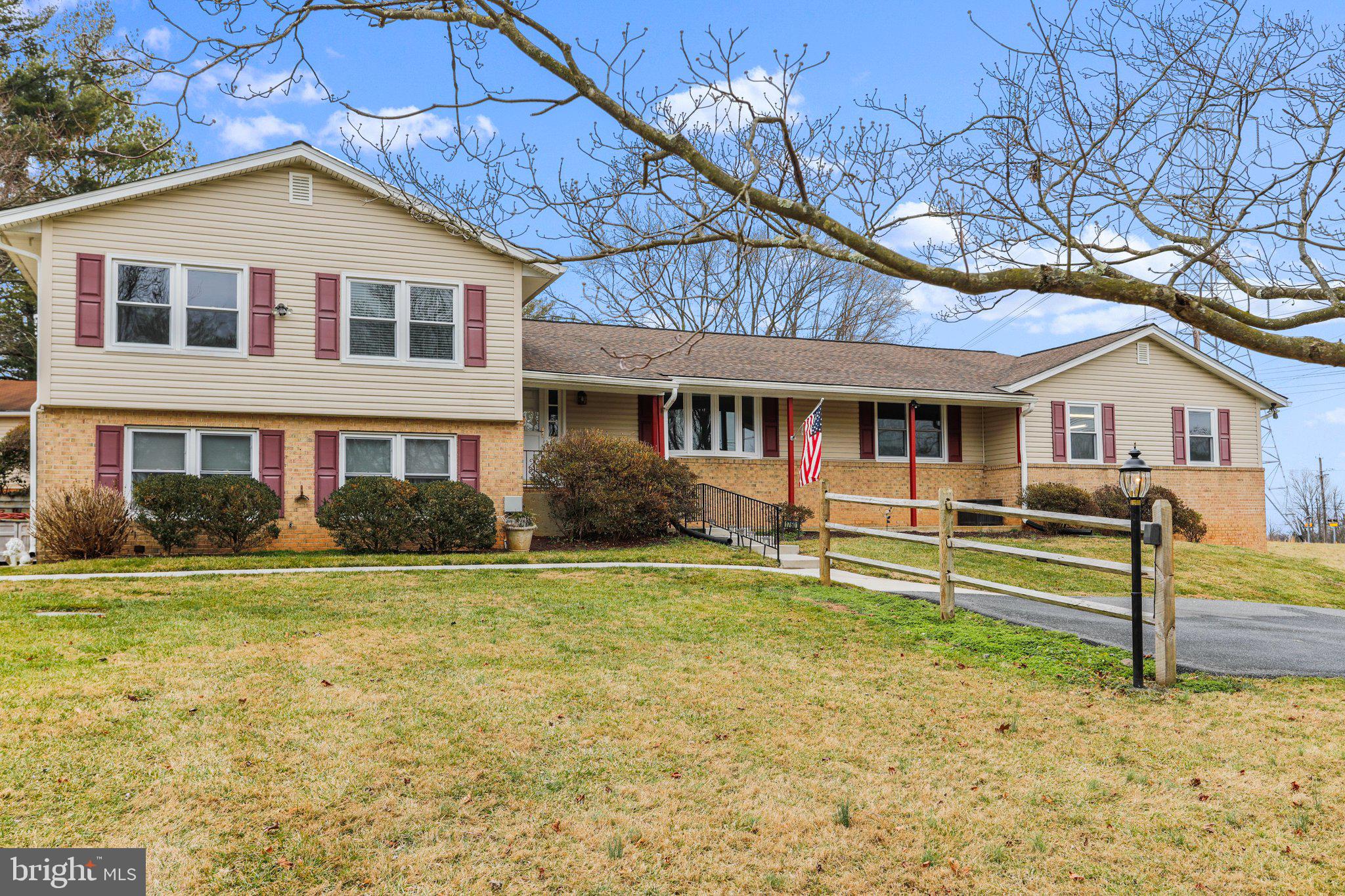 Welcome to this magnificent 6-bedroom home, boasting 3.5 bathrooms and situated on a sprawling 0.806-acre lot in the heart of Germantown, MD. This 4-level split-level home, with 3 fully finished levels, offers a unique blend of spacious luxury and comfortable living. Freshly painted with new carpeting and new luxury vinyl plank flooring in select rooms, the house radiates a fresh and modern feel. The expansive layout is perfect for those who value space and privacy. Located in a serene neighborhood, this property is conveniently close to local parks, nature trails, a county pool, the Soccer Plex, and a variety of restaurants and shopping options. The location perfectly balances suburban tranquility with easy access to amenities.
Automobile enthusiasts and hobbyists will be thrilled with the ample garage space, including a 2-car attached garage and a 6-car detached garage. The detached garage could also serve as an excellent space for a landscaping business or similar ventures.  An added bonus is the in-law suite, offering a versatile space for guests, a home office, or additional family members. This property is an ideal match for those seeking an abundance of finished square footage, car enthusiasts, or business owners in need of substantial workspace. Don’t miss the chance to own this remarkable home in a sought-after area of Germantown.