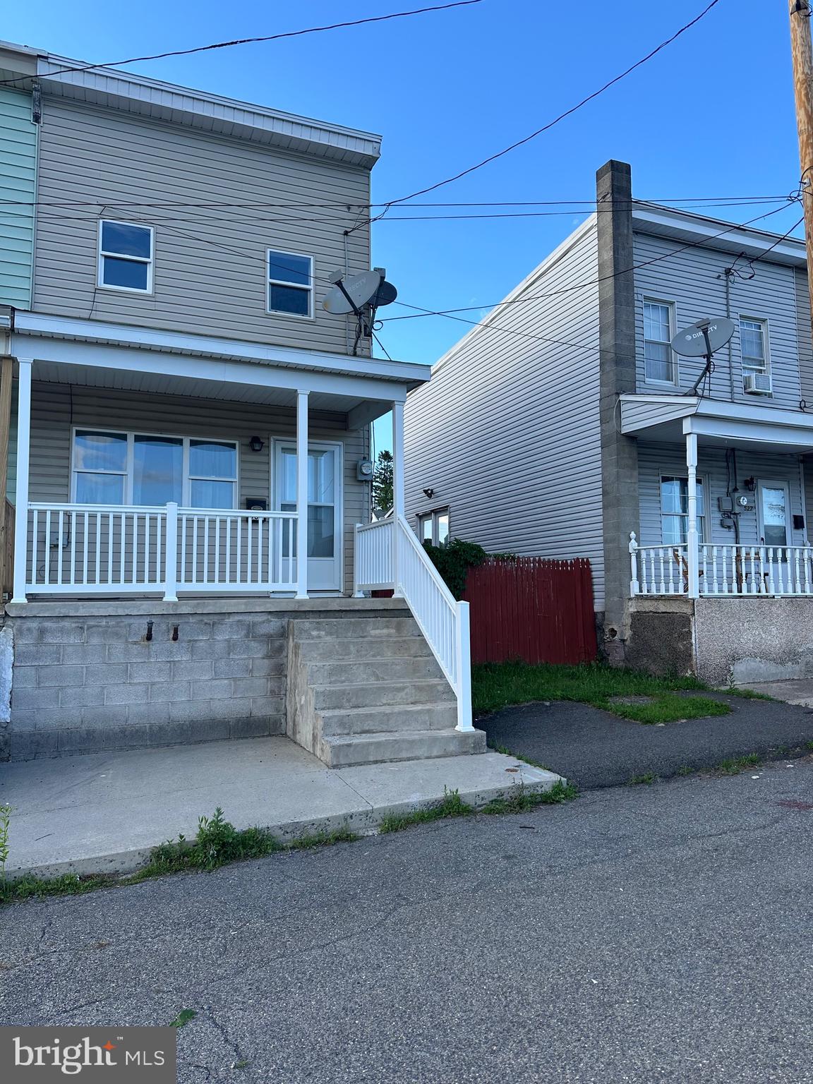 HERE IT IS THE ONE YOU HAVE BEEN LOOKING FOR!   LOW TAXES.  Semi -detached with 3 bedrooms, 1 full bath. Professionally painted interior 2026, new carpet in front living room and rear family room in 2026, High efficiency oil furnace, water heater 2025, rubber roof 2021, laundry located on second floor. MOVE IN CONDITION AND CONVENIENTLY LOCATED. Close to grocery store, and  just a few miles to interstate 81 and route 61. Front porch and rear deck. Off street parking. Pre-qualified only. Agent must accompany buyers on all showings. Shown by appointment only.  Settlement to occur in Schuylkill county and must be written into the sales agreement. Agent related to seller. Seller will consider other types of financing if buyer is willing to do any and all repairs to meet the conditions of their loan type. Suggested escrow $4000.00. 24 hour notice. Please wipe your feet before entering.