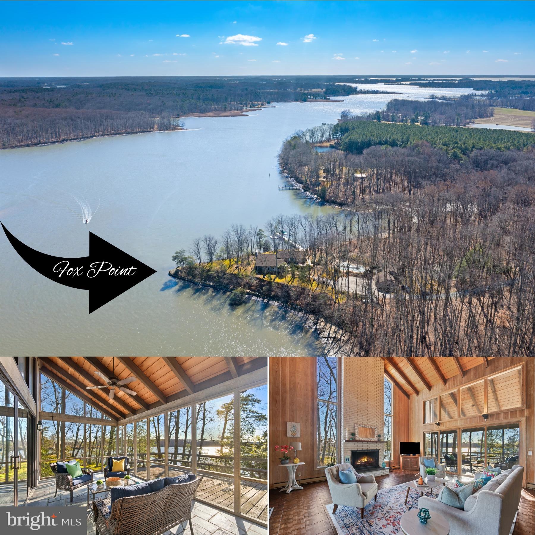 DEADLINE FOR OFFER SUBMISSION IS 5:00PM MONDAY, MARCH 4, 2024.    Private 9.76 Acre DEEP WATER (6' mlw) PENINSULA with PRIMARY RESIDENCE (4 bedrooms) + GUEST COTTAGE (4 bedrooms or 3 bedrooms + sitting area) + IN-GROUND POOL + BOAT HOUSE at PIER!  New BAT System, Roof with 40 years of life remaining, most windows replaced, etc... this Kent County oasis  won't last long.  Yes, you can hunt!