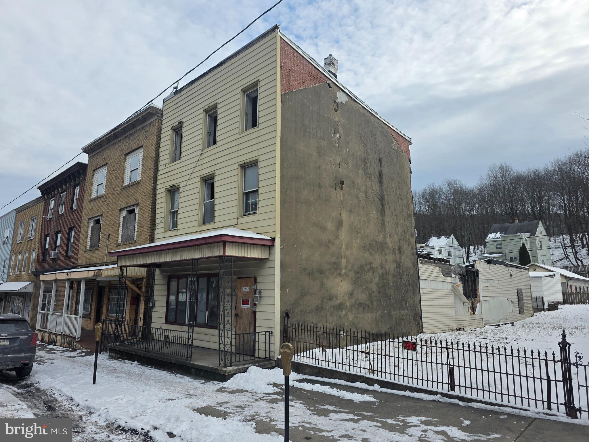 Investor Special – Fire-Damaged Property with Approved Plans & Permits Included!
426 Centre St, Ashland, PA presents a unique redevelopment opportunity. The existing structure has sustained fire damage and is being offered for investors or builders ready to complete a high-potential project.

Sale includes zoning and construction permits, along with architectural plans for a 2,163 sq ft single-family home featuring 5 bedrooms, 3.5 bathrooms, and a 2-car detached garage. Situated on a .07-acre lot, this property offers a clear path to redevelopment with much of the upfront planning and demo already completed.

Excellent opportunity to rebuild and add value in Ashland Borough. Bring your vision and capitalize on a project with strong upside.