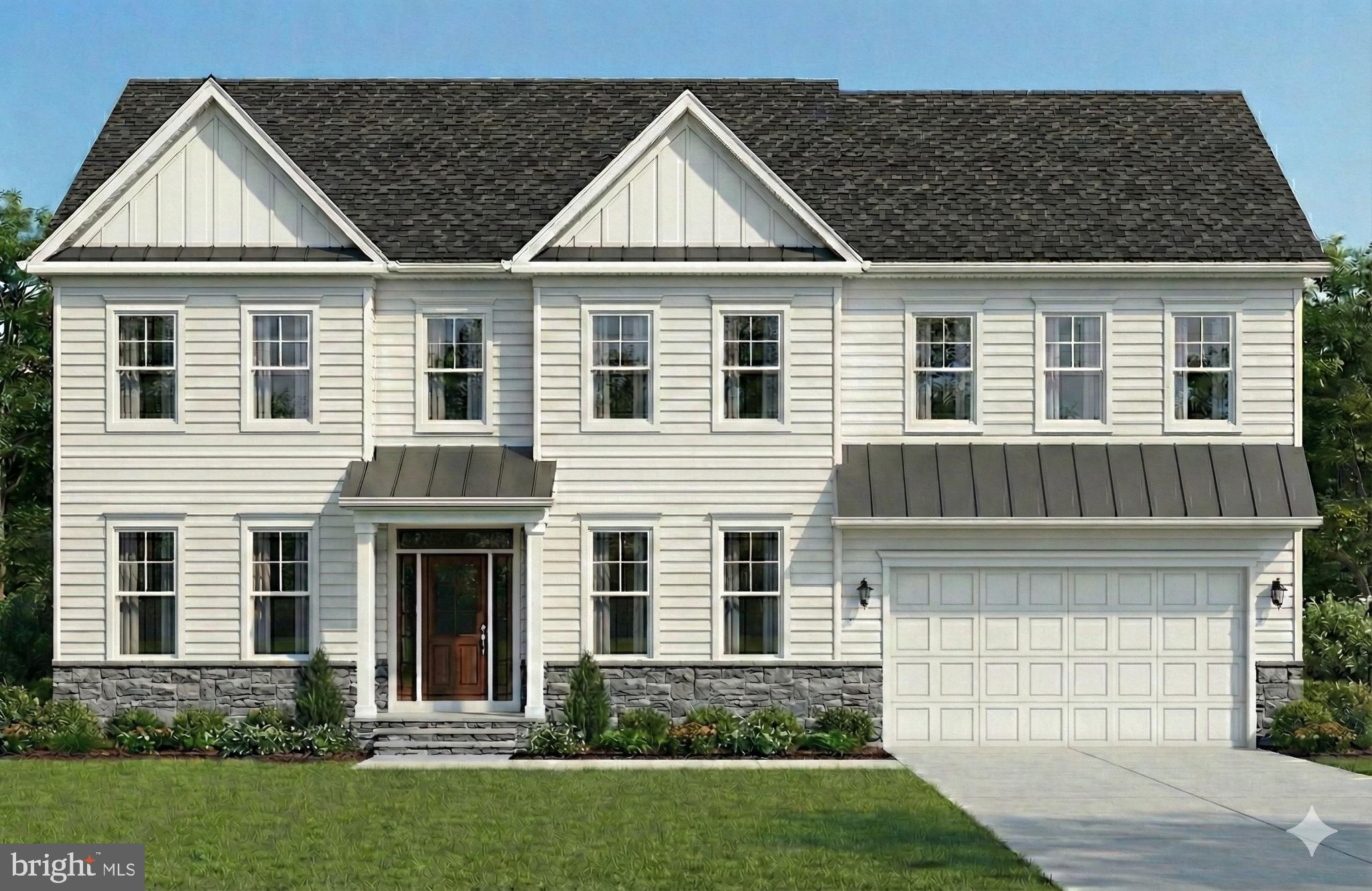 A charming front porch welcomes you into this thoughtfully designed to-be-built home, where a bright, open-concept layout creates a seamless flow between living spaces. The main level offers a flexible floor plan with the option to add a rear sunroom, allowing you to tailor the space to your lifestyle. High-quality laminate hardwood flooring enhances the Family Room, Dining Room, Kitchen, Breakfast Room, Foyer, Owner’s Entry, and Pantry, while oak stairs and railing lead from the main level to the second floor, adding warmth and timeless appeal.

Upstairs, the expansive owner’s suite is designed as a private retreat and is joined by four additional secondary bedrooms and three full baths, providing ample space and comfort for a large or growing household. Upgraded tile in the owner’s suite and enhanced carpet padding throughout the home add to the overall comfort and quality. The lower level offers even more versatility, with the potential to create a recreation room, media room, den, or an additional bedroom suite, depending on your needs.

With approximately 3,538 square feet of living space, this home is designed with personalization in mind and includes upgrade-level cabinetry with brushed nickel hardware, granite countertops, and an extended kitchen island ideal for gathering and entertaining. A sixth bedroom with a full bath may be added on the main level. Builder makes no representation regarding the land or lot listing, as this offering is for co-marketing purposes only, and buyers are responsible for all due diligence related to the land purchase. Photos and options shown may include multiple elevations and upgrades not included in the base price, and pricing is subject to change based on selected options and enhancements.