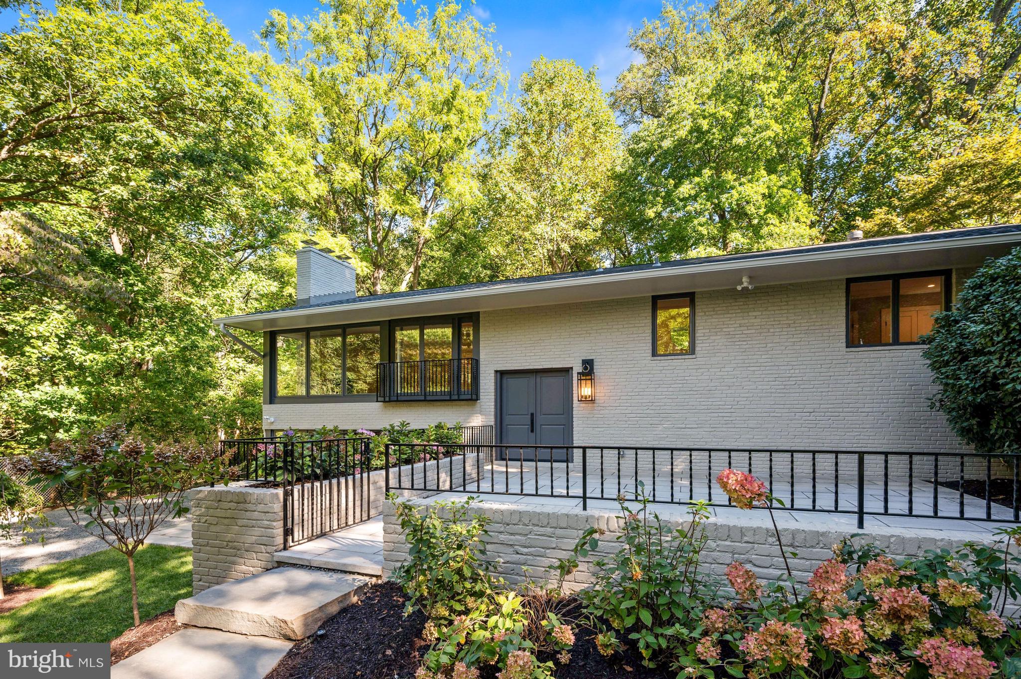 NEW PRICE - INCREDIBLE VALUE - TURN-KEY BRAND NEW RENOVATION - Unique 0.86-acre property on private cul-de-sac lot feels like several acres - surrounded by scenic wooded parkland! Five Bedroom + Den, 3.5 Bathrooms - ready to move in and enjoy luxury living.  NEW ROOF. NEW HVAC. NEW WATER HEATER. NEW GAS FIREPLACES (2). NEW GOURMET KITCHEN W/ FULGOR MILANO 6-BURNER GAS RANGE, DISHWASHER, AND MIELE REFRIGERATOR. NEW SAMSUNG WASHERS & DRYERS (2). NEW BATHROOMS. NEW FLOORS. NEW WINDOWS. NEW DOORS. NEW PAINT IN & OUT.  CAT6 ETHERNET WIRING. LAWN SPRINKLER SYSTEM. MORE!  This sought after north Arlington location is super convenient to Chain Bridge, Potomac River, Washington Golf & Country Club, Spout Run and GW Parkways, Key Bridge, Georgetown, and all of Northern Virginia and Washington DC.  The private driveway offers off-street parking for many cars. Ask listing agents about drafted plans available for 2-Car garage addition. MUST SEE!